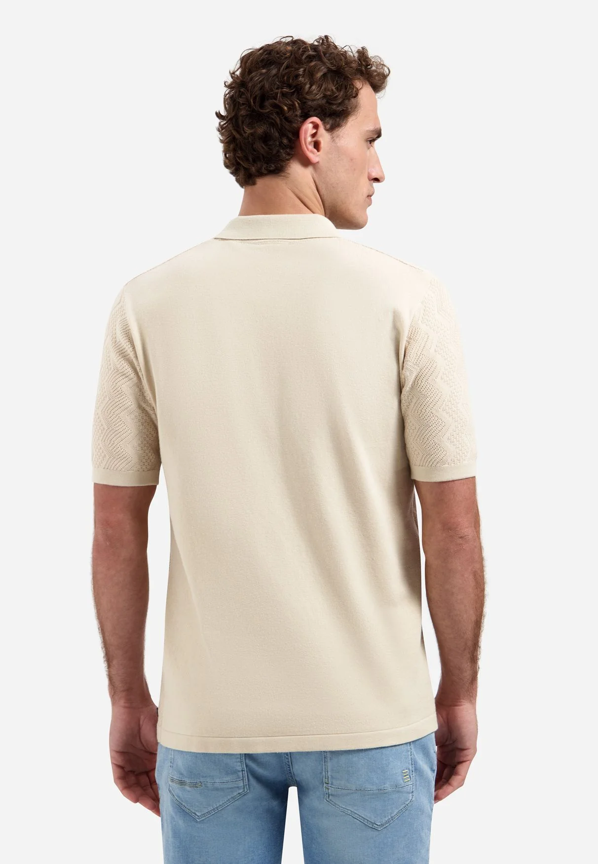 Strick-Poloshirt aus Baumwollmix - Image 3