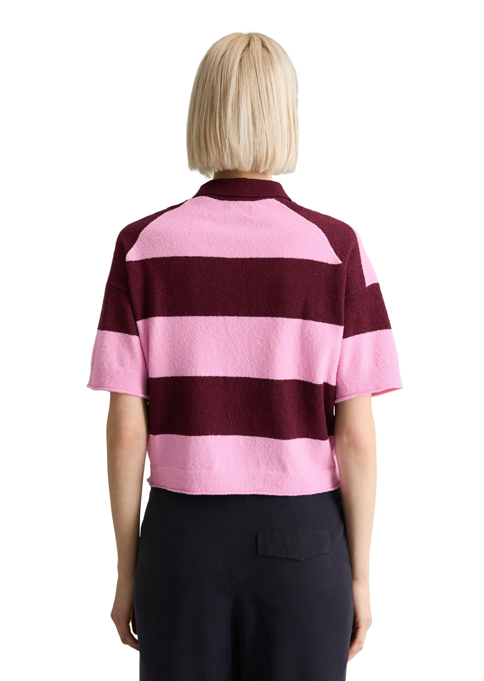 Strick-Poloshirt aus Baumwollmix - Image 2