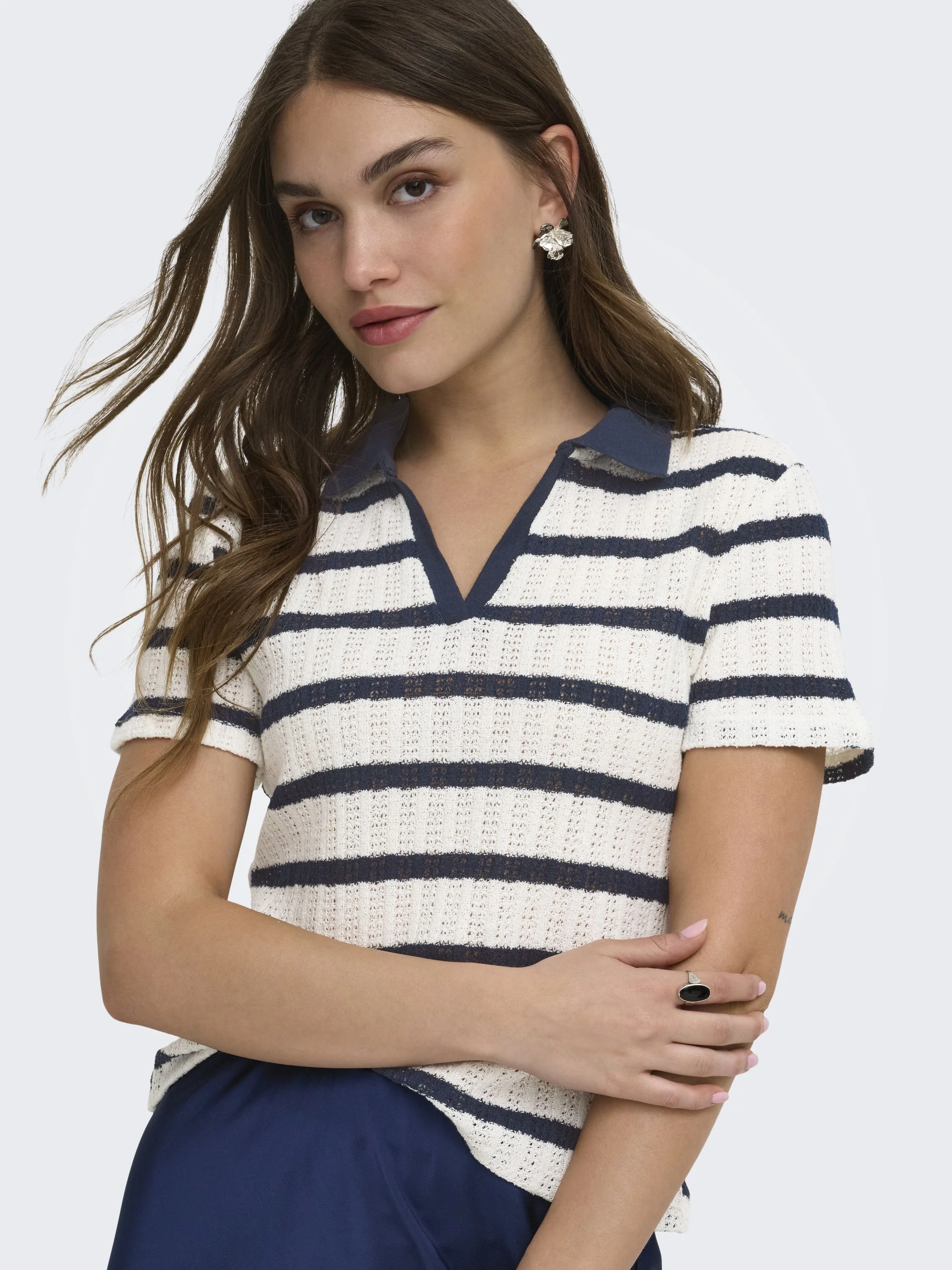 Strick-Poloshirt aus Baumwollmix - Image 7