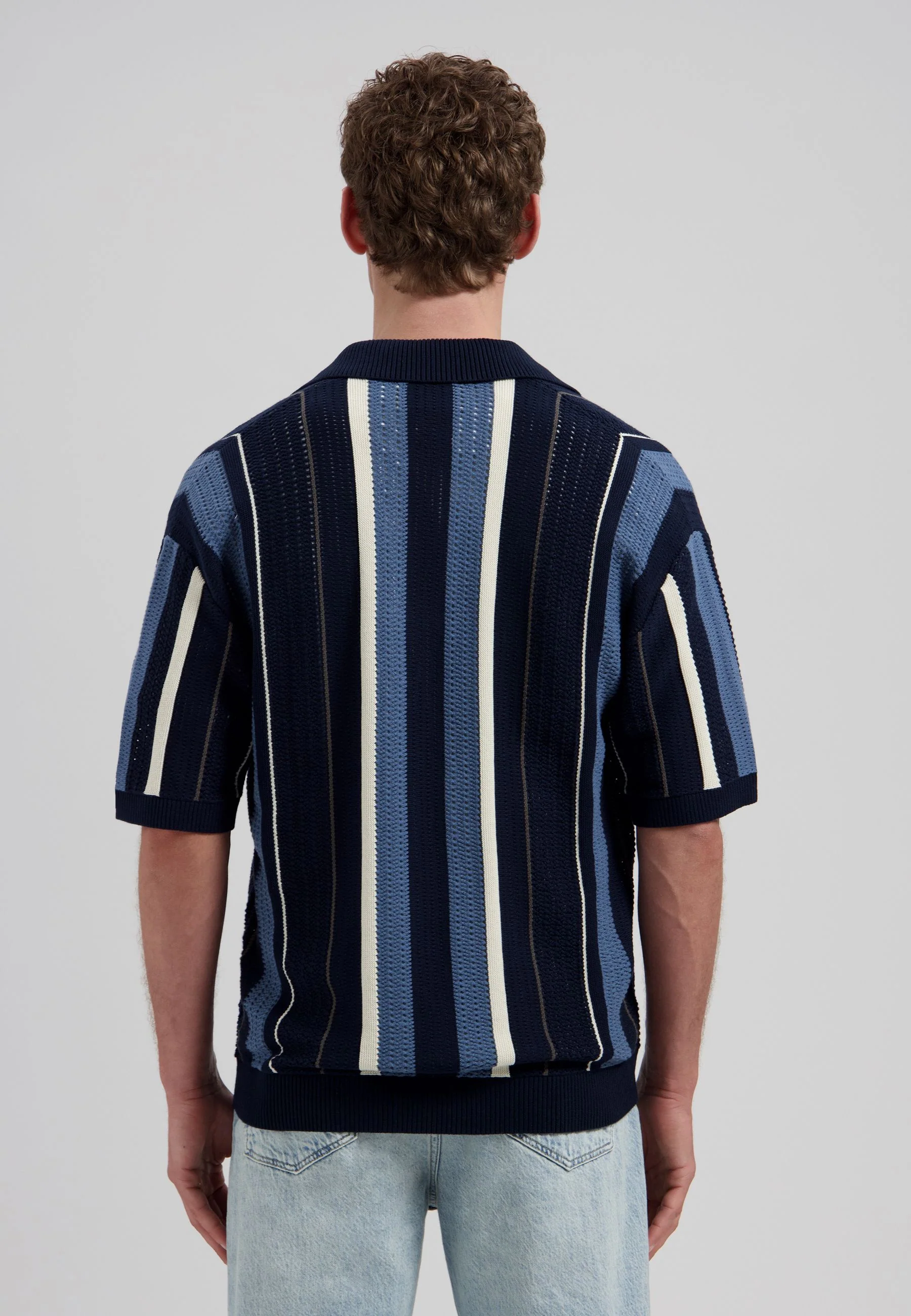 Strick-Poloshirt aus Leinen - Image 2