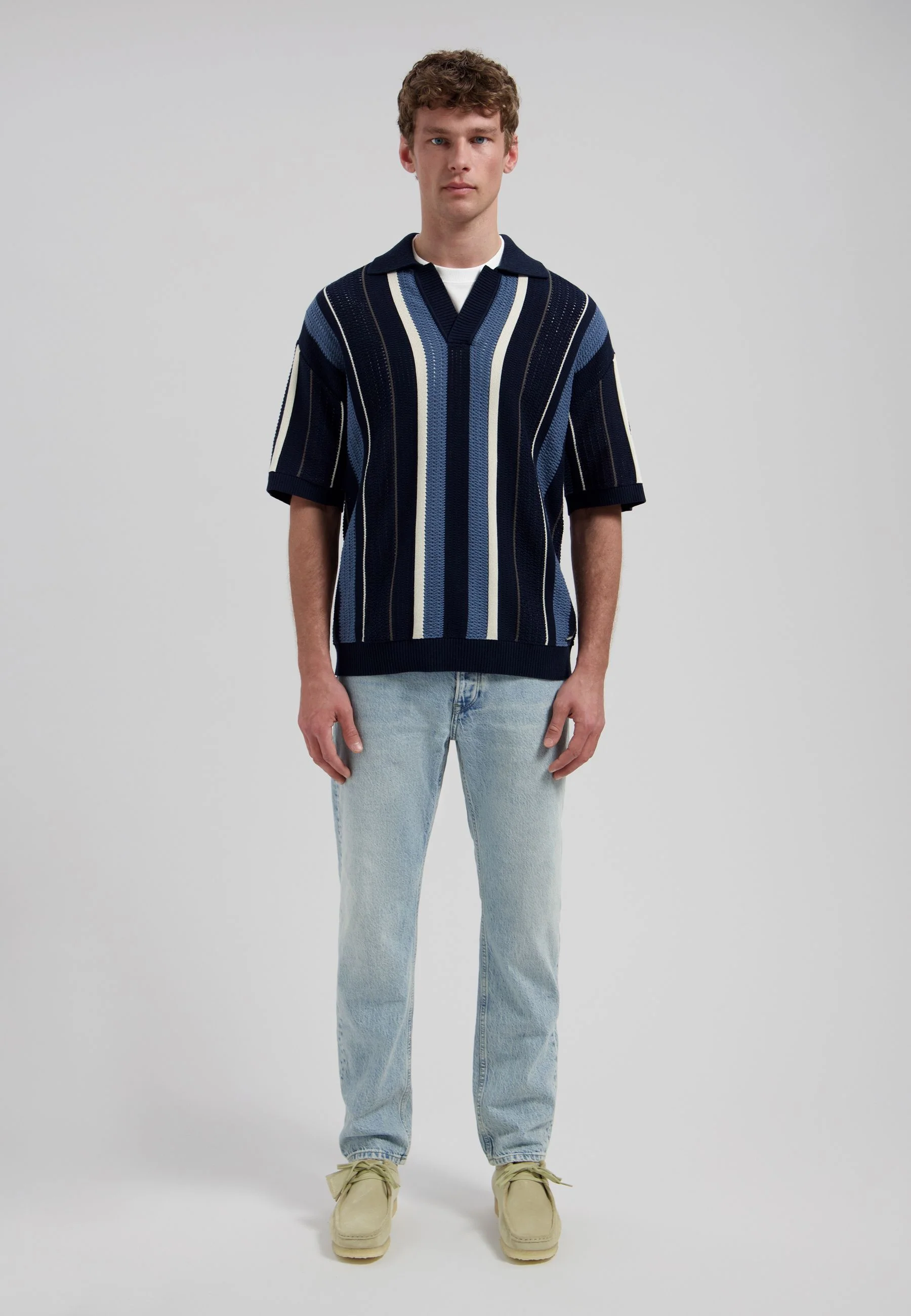 Strick-Poloshirt aus Leinen - Image 4