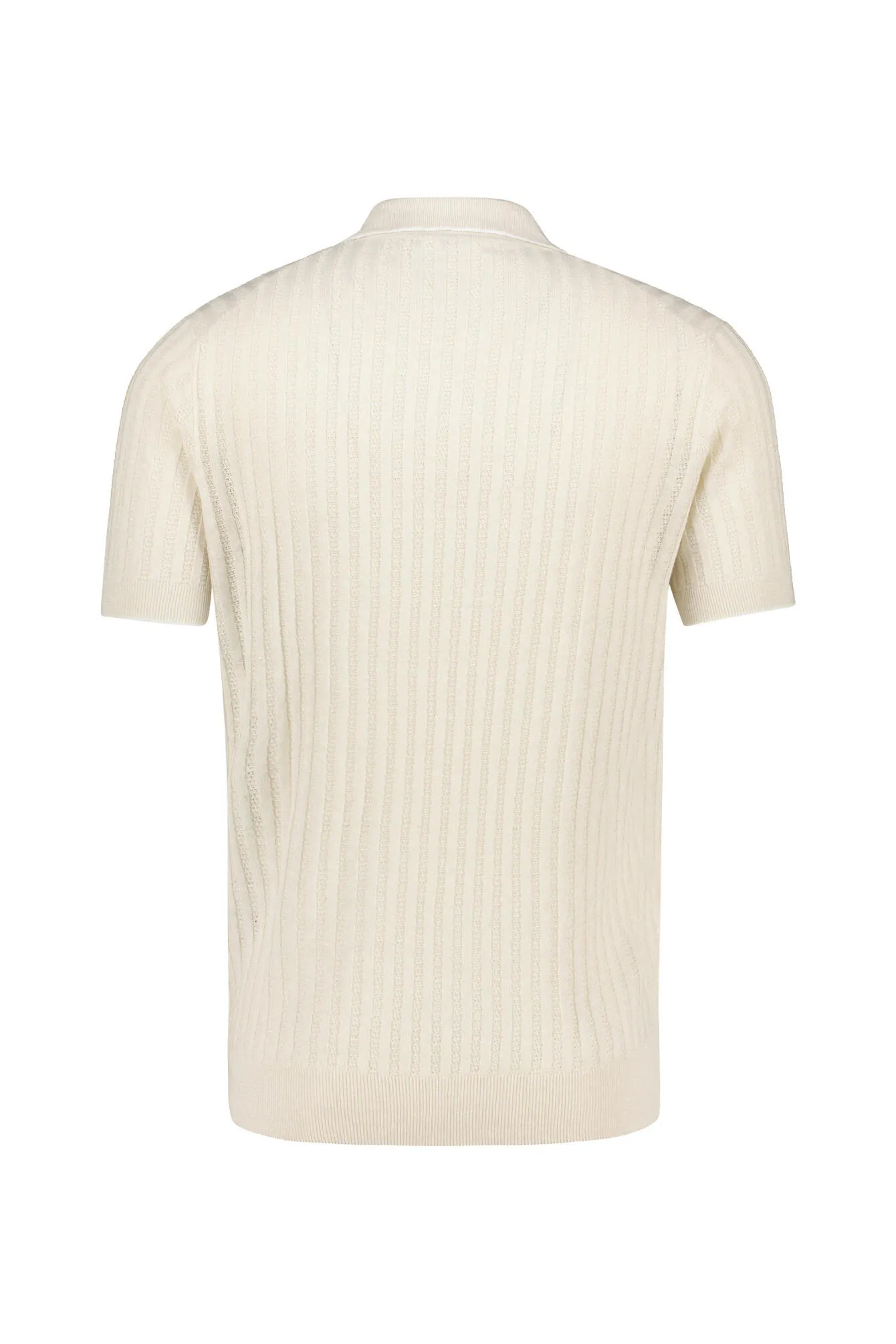 Strick-Poloshirt aus Leinenmix - Image 2