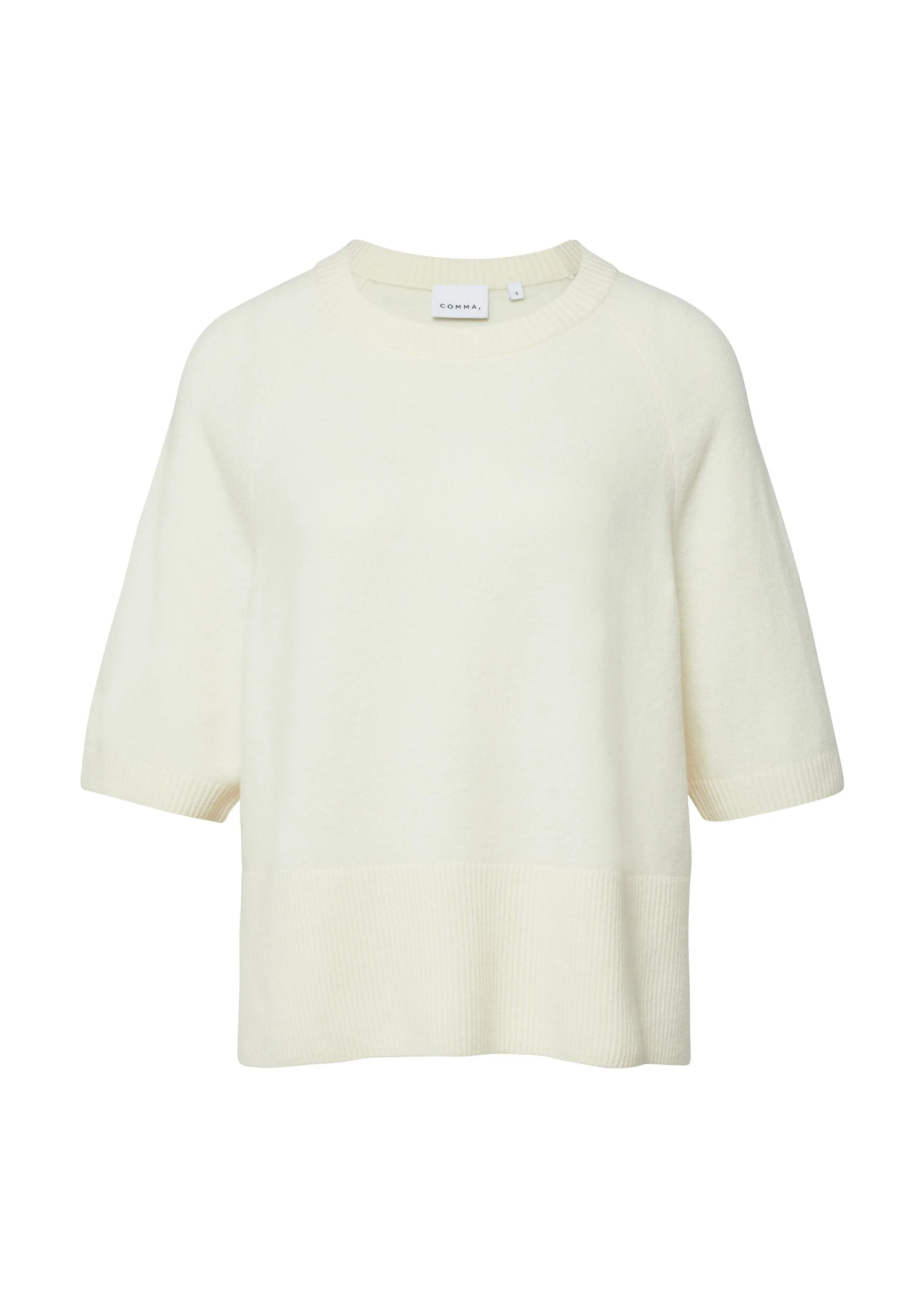Strick-T-Shirt aus Baumwolle