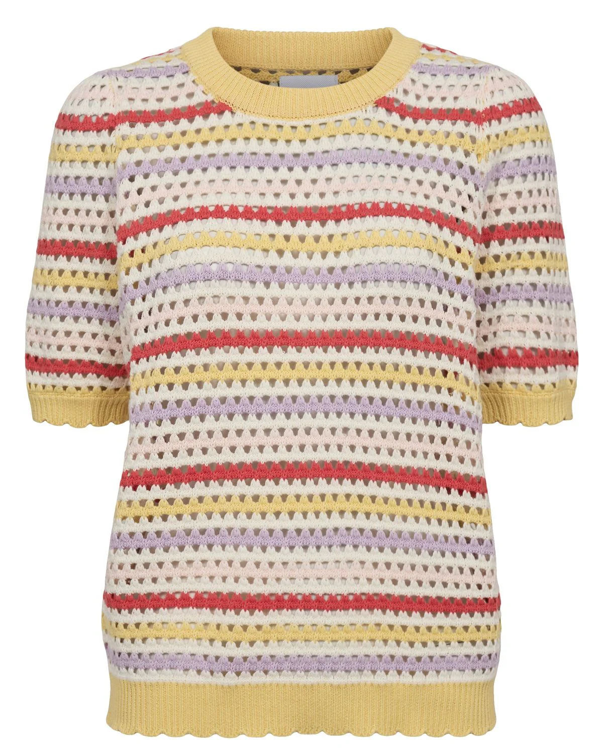 Strick-T-Shirt aus Baumwolle