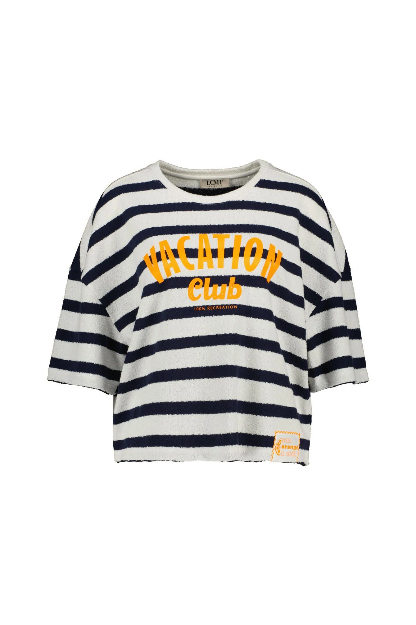 Strick-T-Shirt aus Baumwollmix
