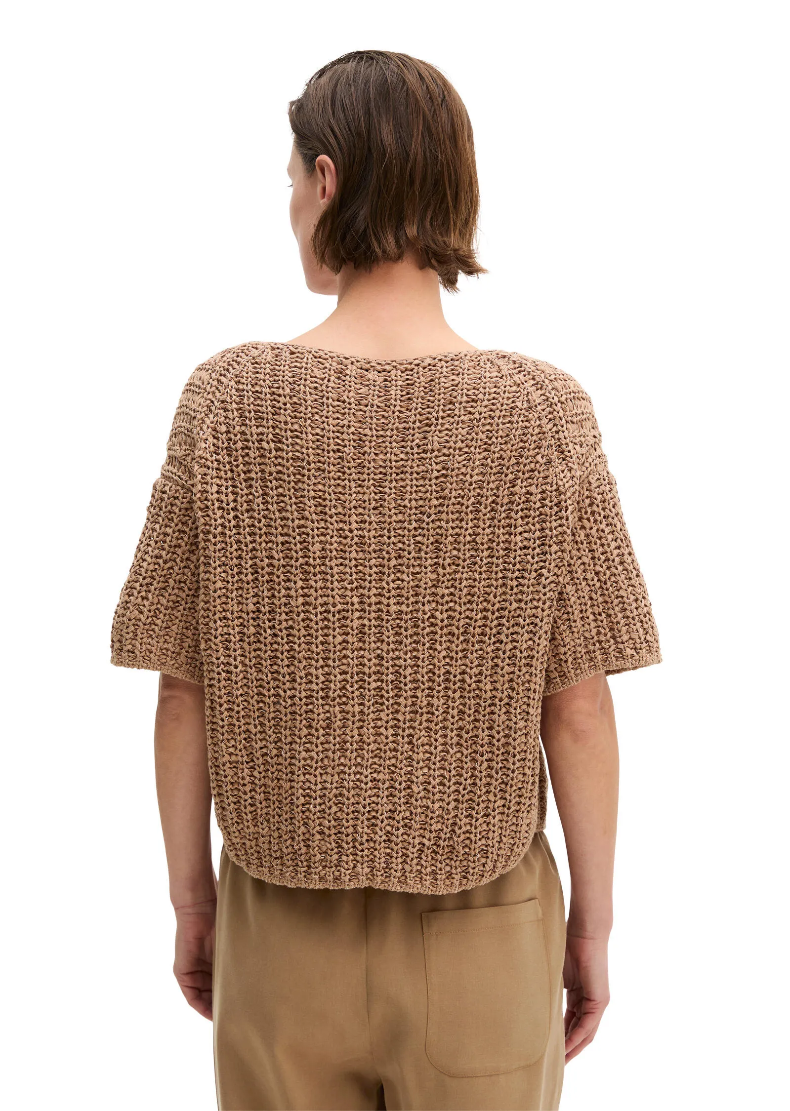 Strick-T-Shirt aus Baumwollmix - Image 3