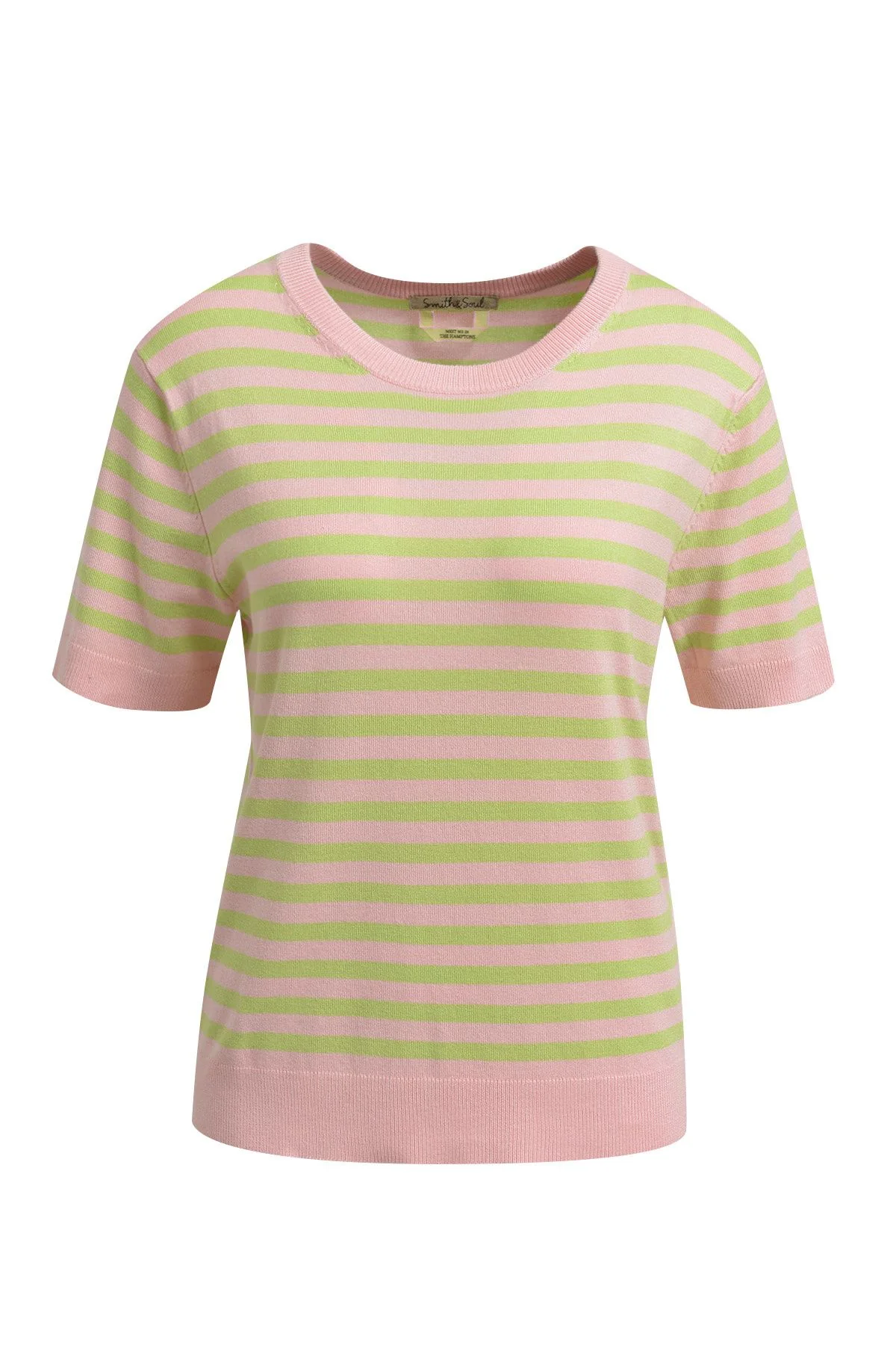 Strick-T-Shirt aus Viskosemix