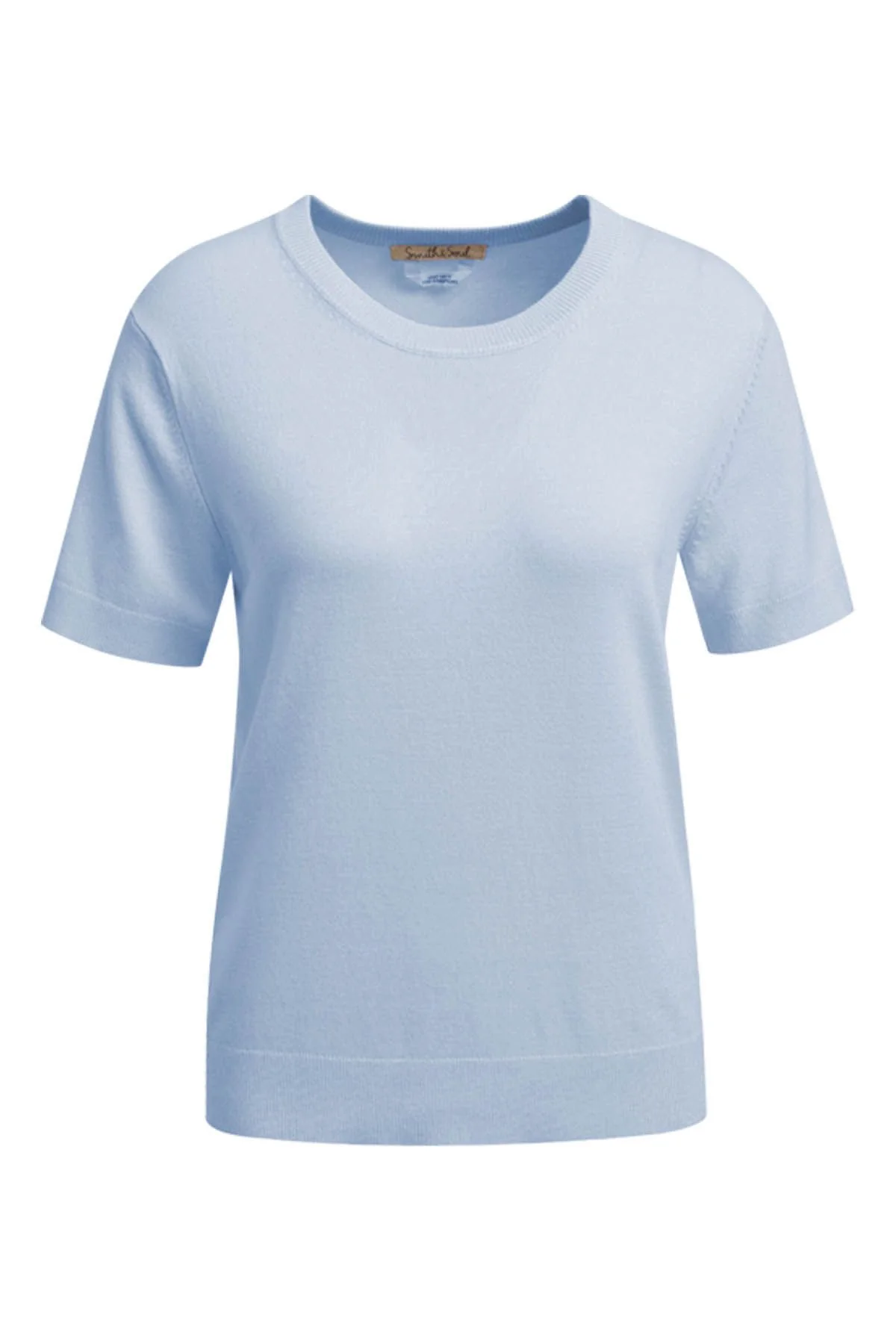 Strick-T-Shirt aus Viskosemix