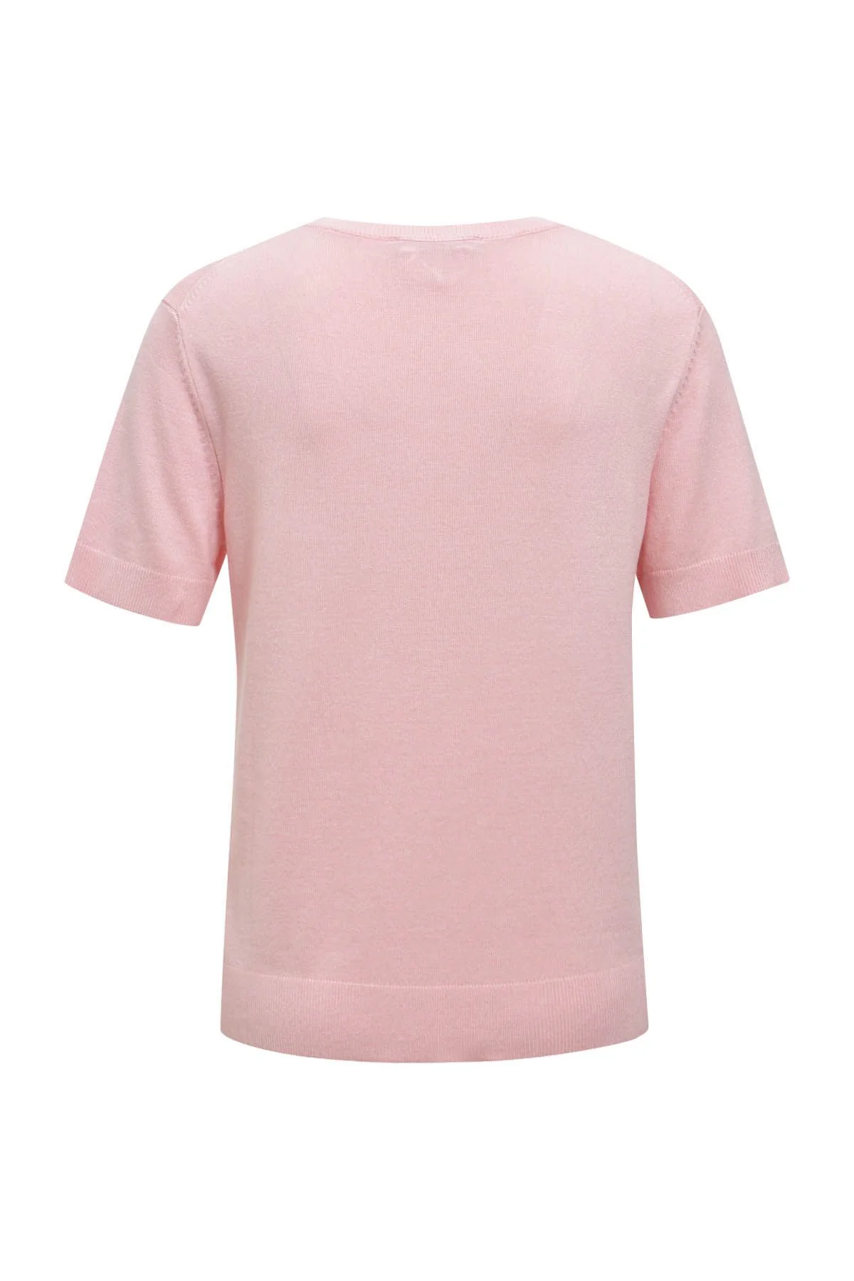 Strick-T-Shirt aus Viskosemix - Image 2
