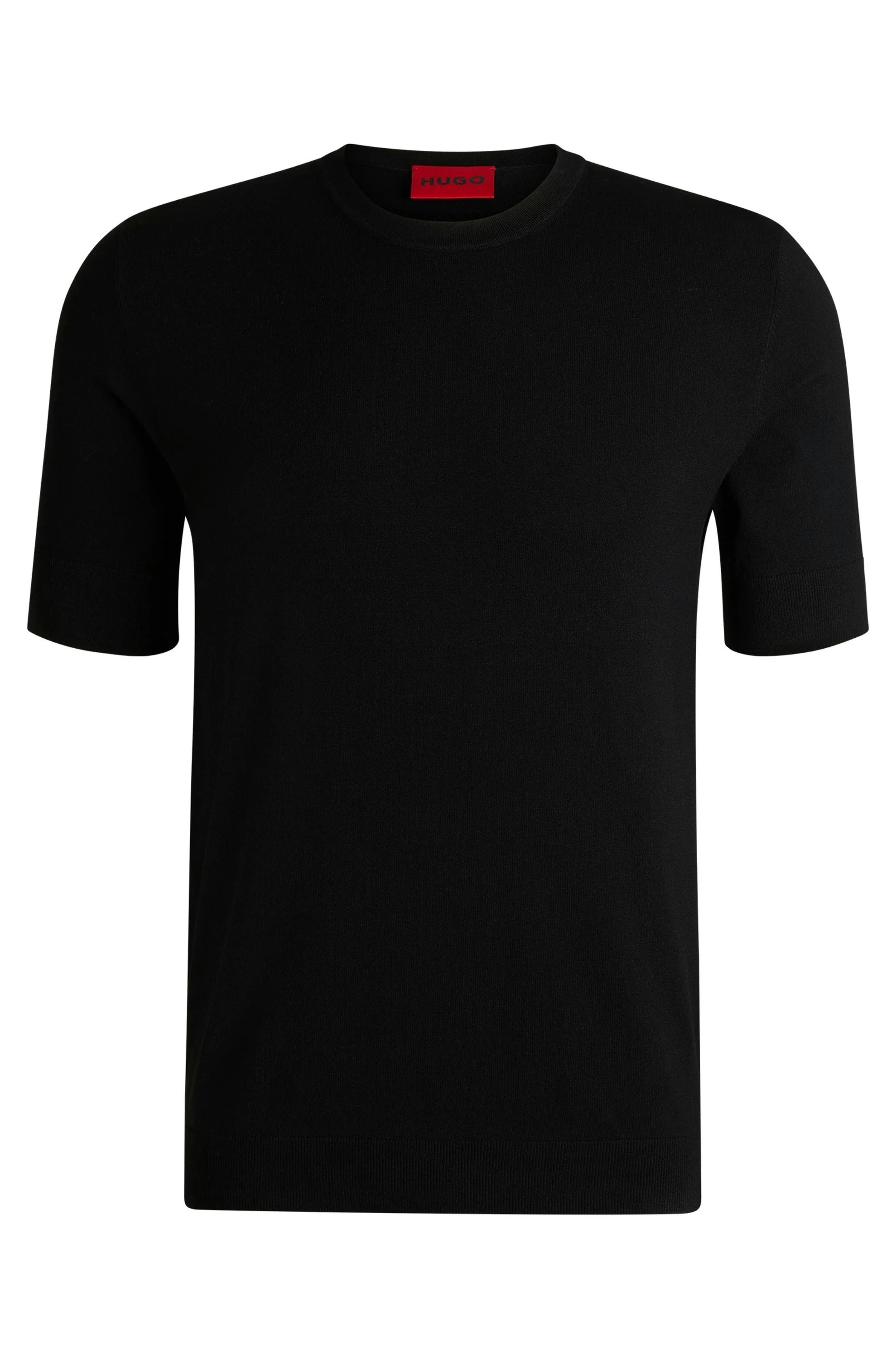 Strick-T-Shirt aus Viskosemix