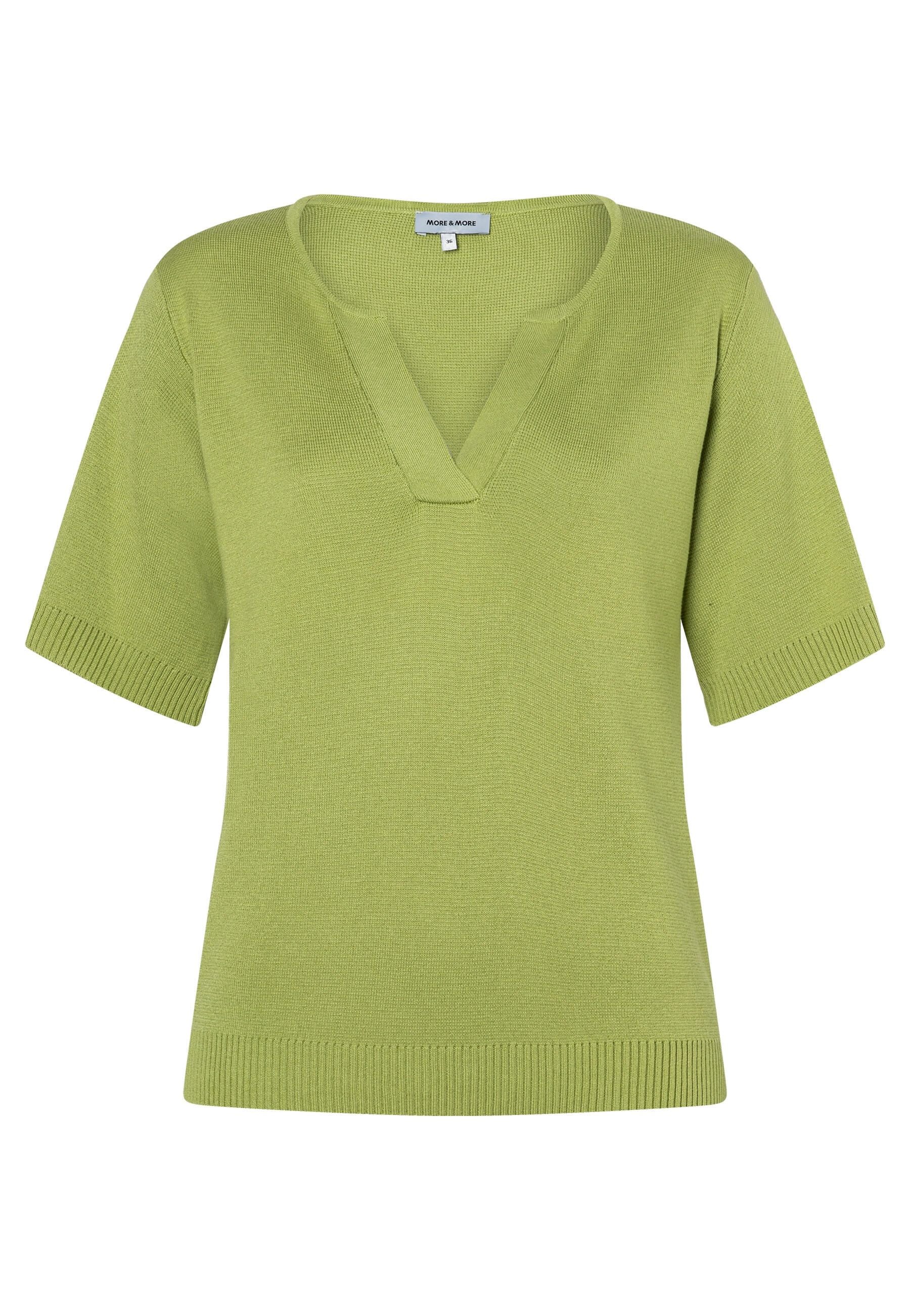 Strick-T-Shirt aus Viskosemix