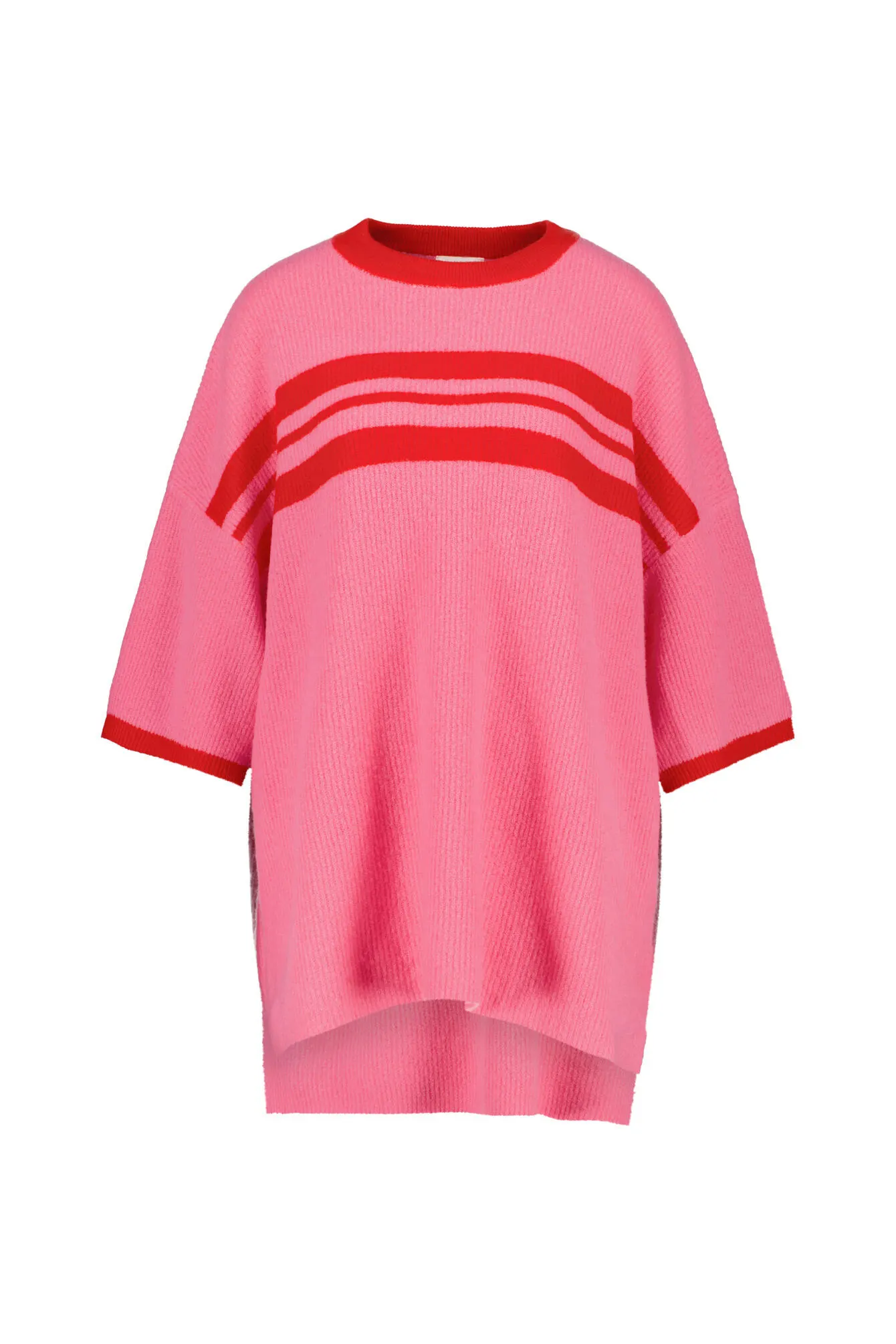 Strick-T-Shirt aus Wollmix