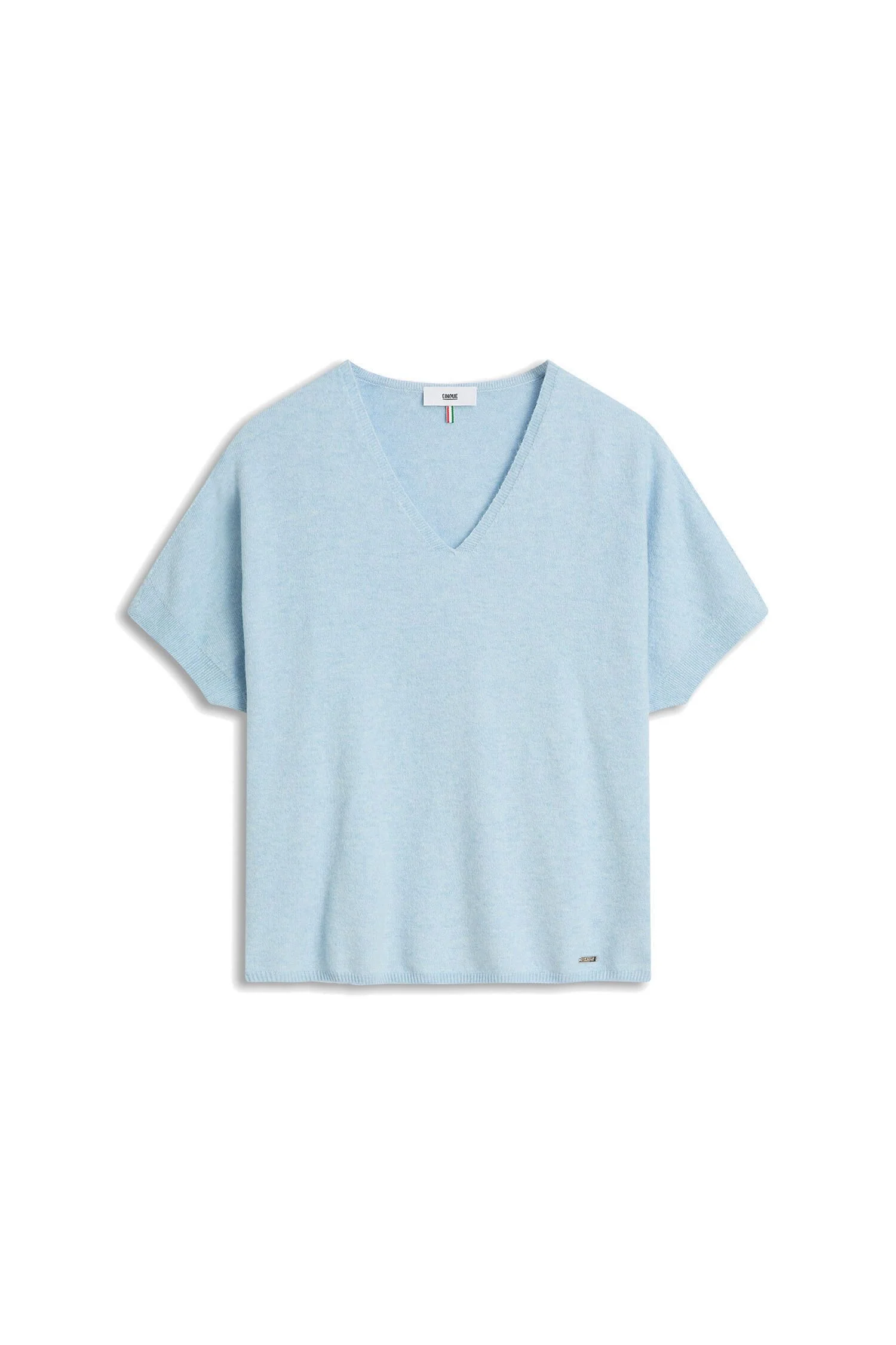 Strick-T-Shirt CIOLARA aus Baumwollmix