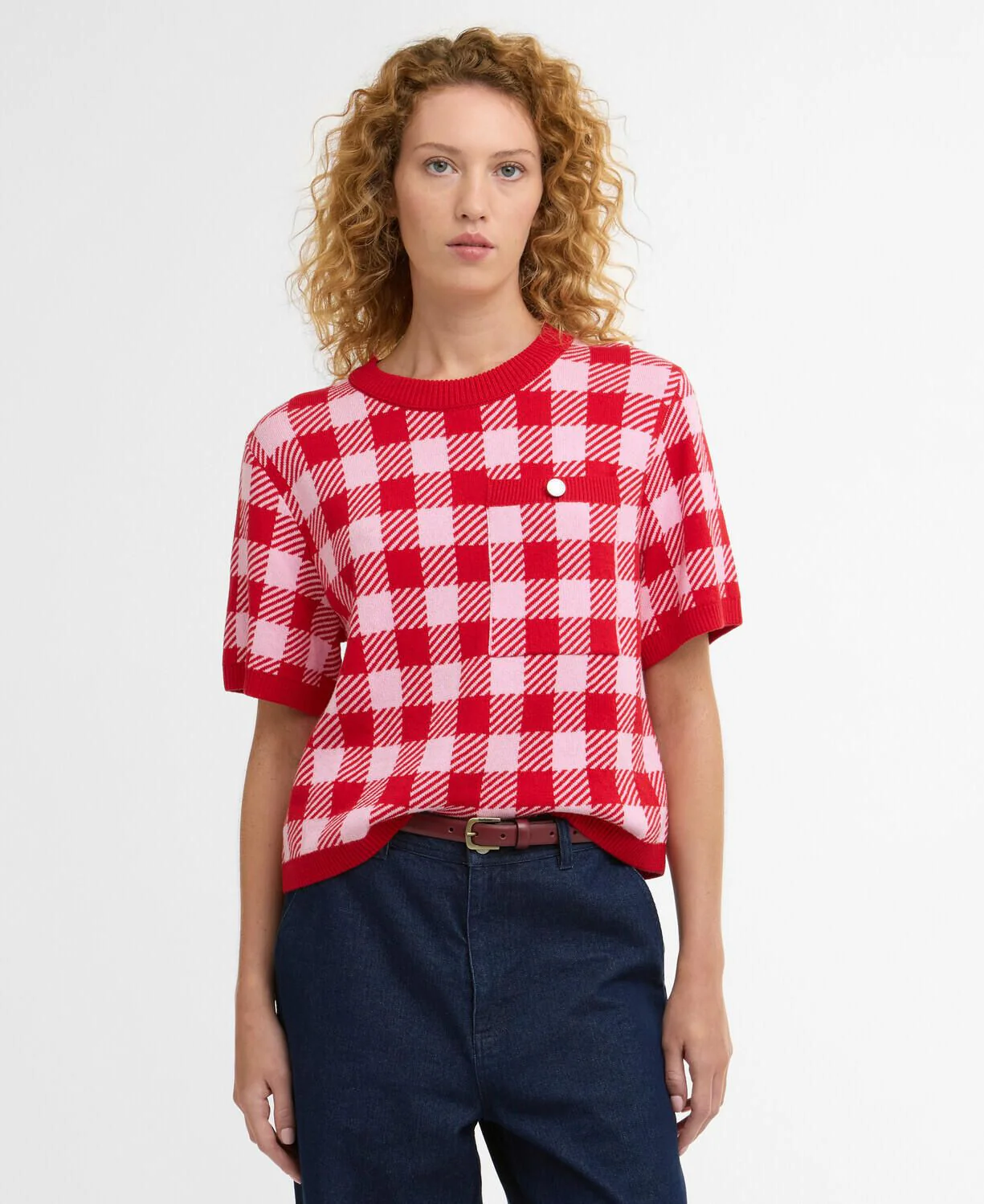 Strick-T-Shirt ESTHER aus Baumwolle - Image 2