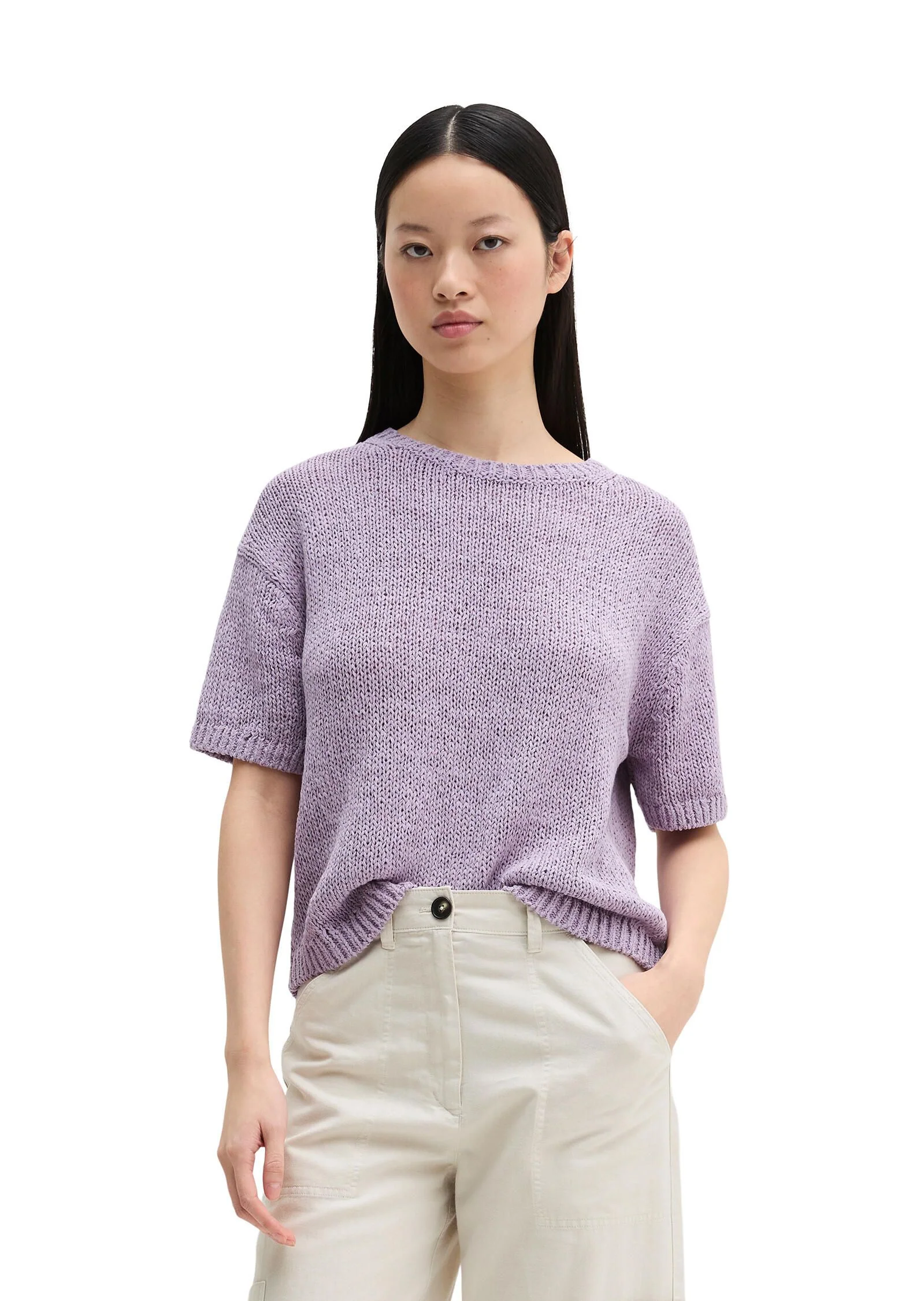 Strick-T-Shirt Loose Fit - Image 2
