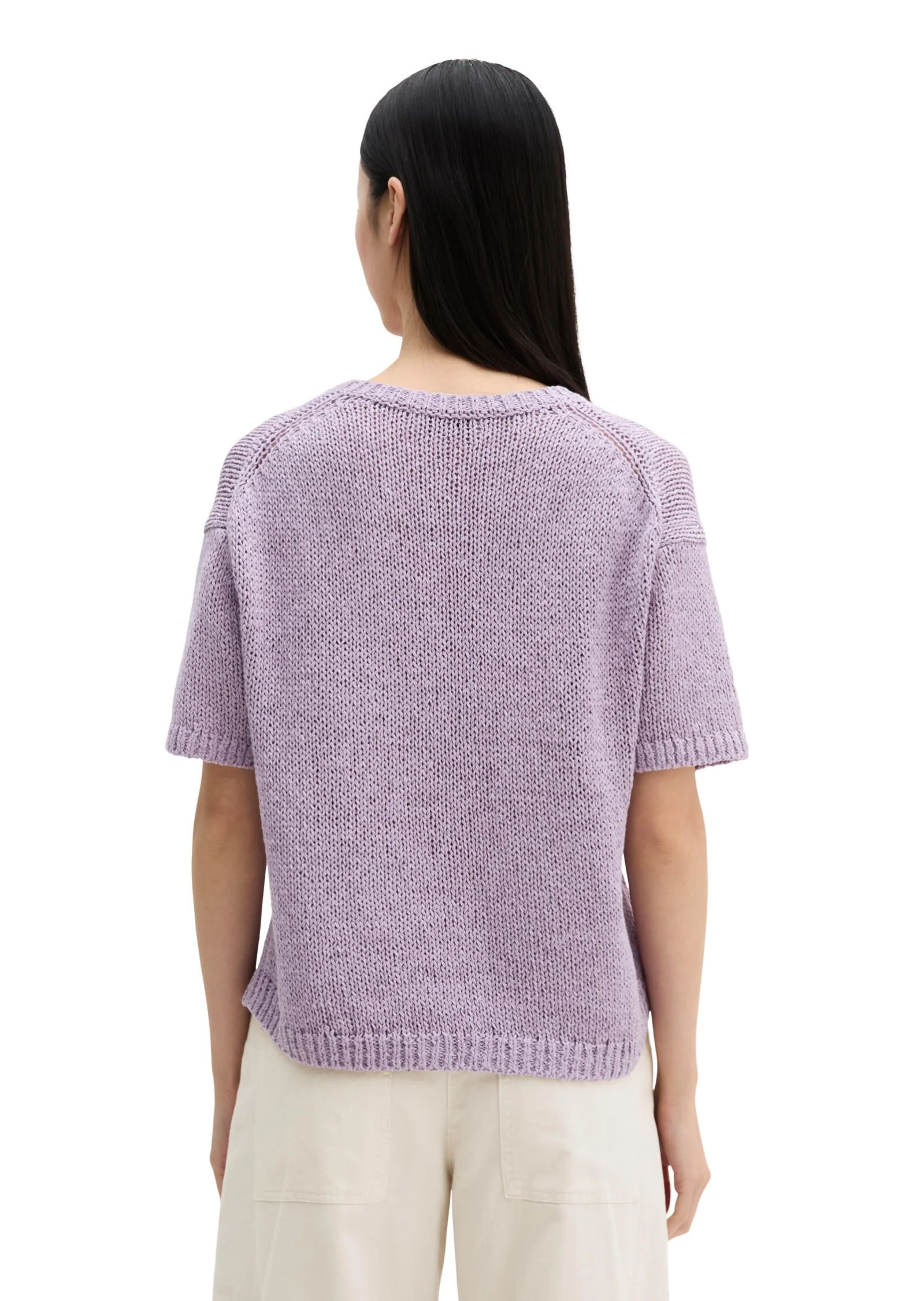 Strick-T-Shirt Loose Fit - Image 3