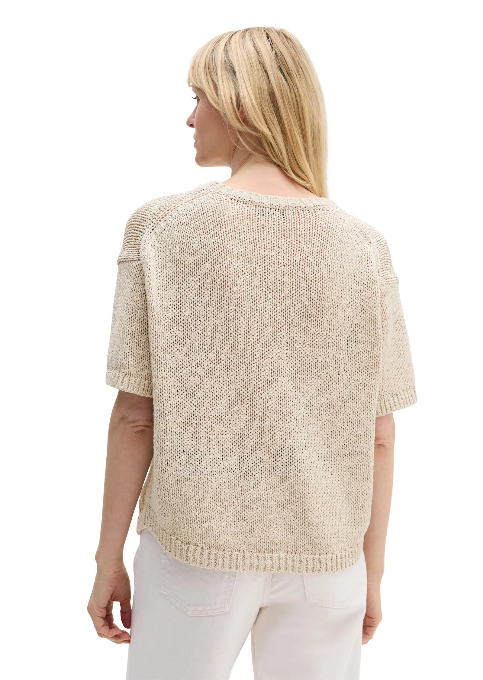 Strick-T-Shirt Loose Fit - Image 3