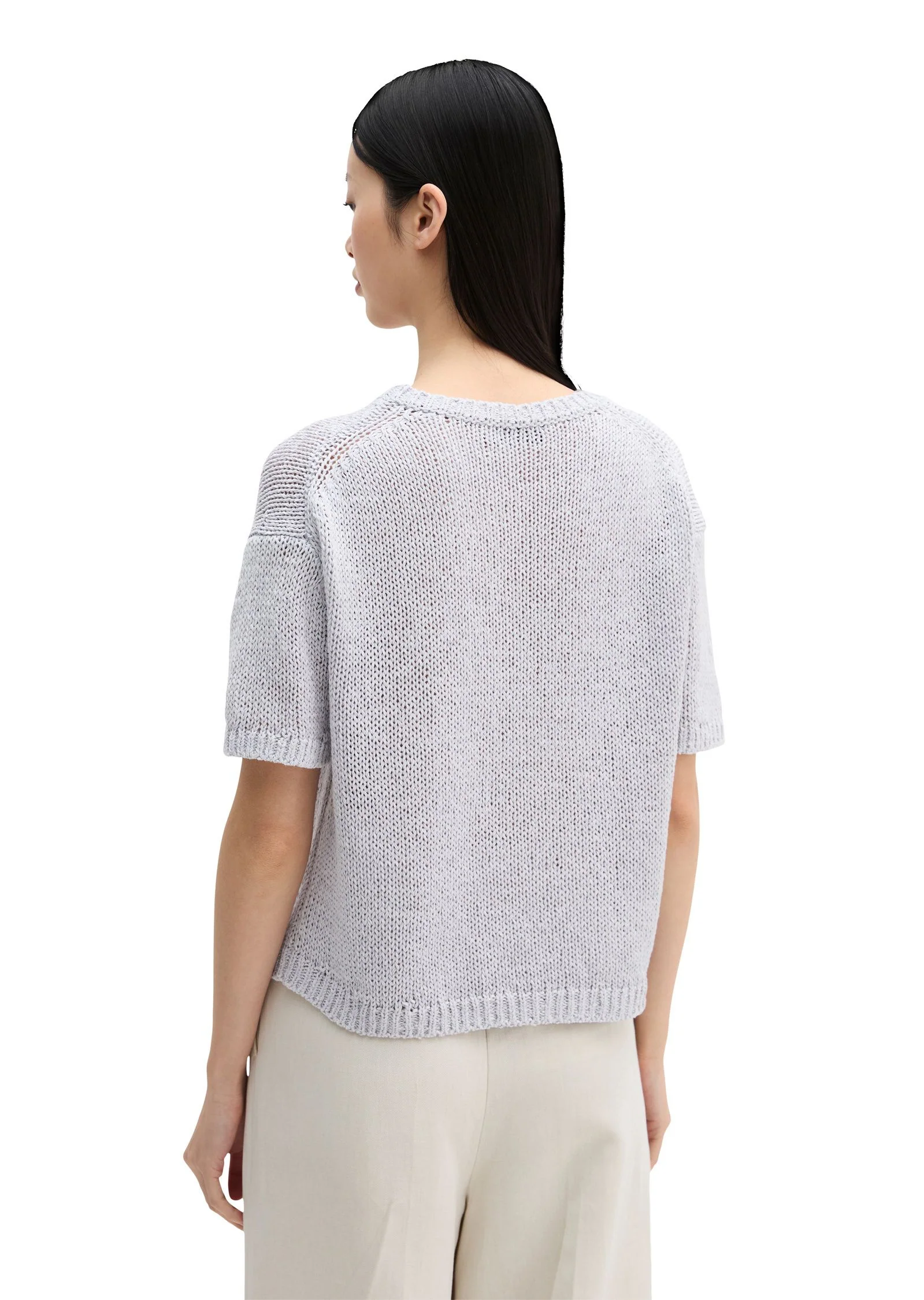 Strick-T-Shirt Loose Fit - Image 2