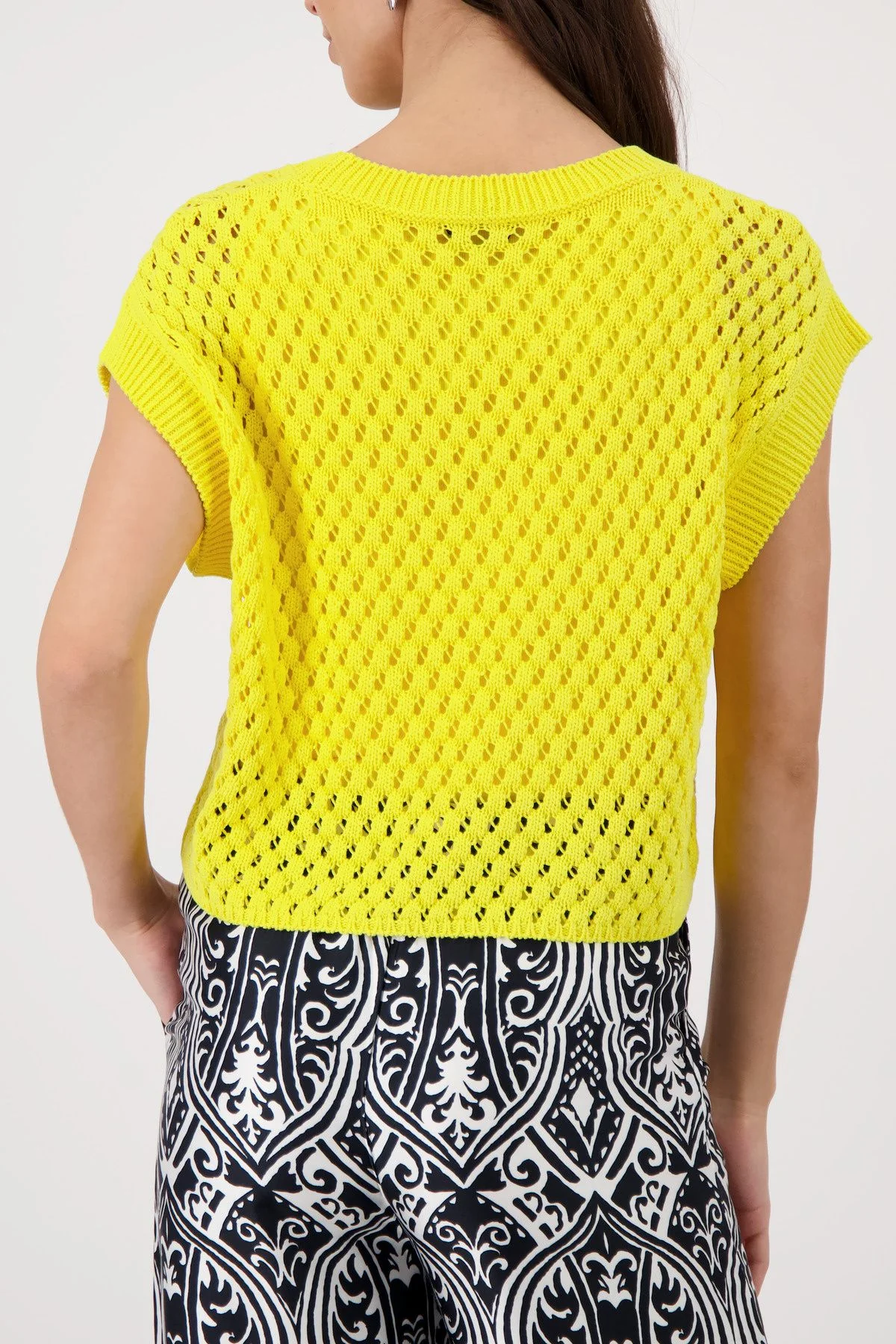 Strick-T-Shirt mit Rundhalsausschnitt - Image 3