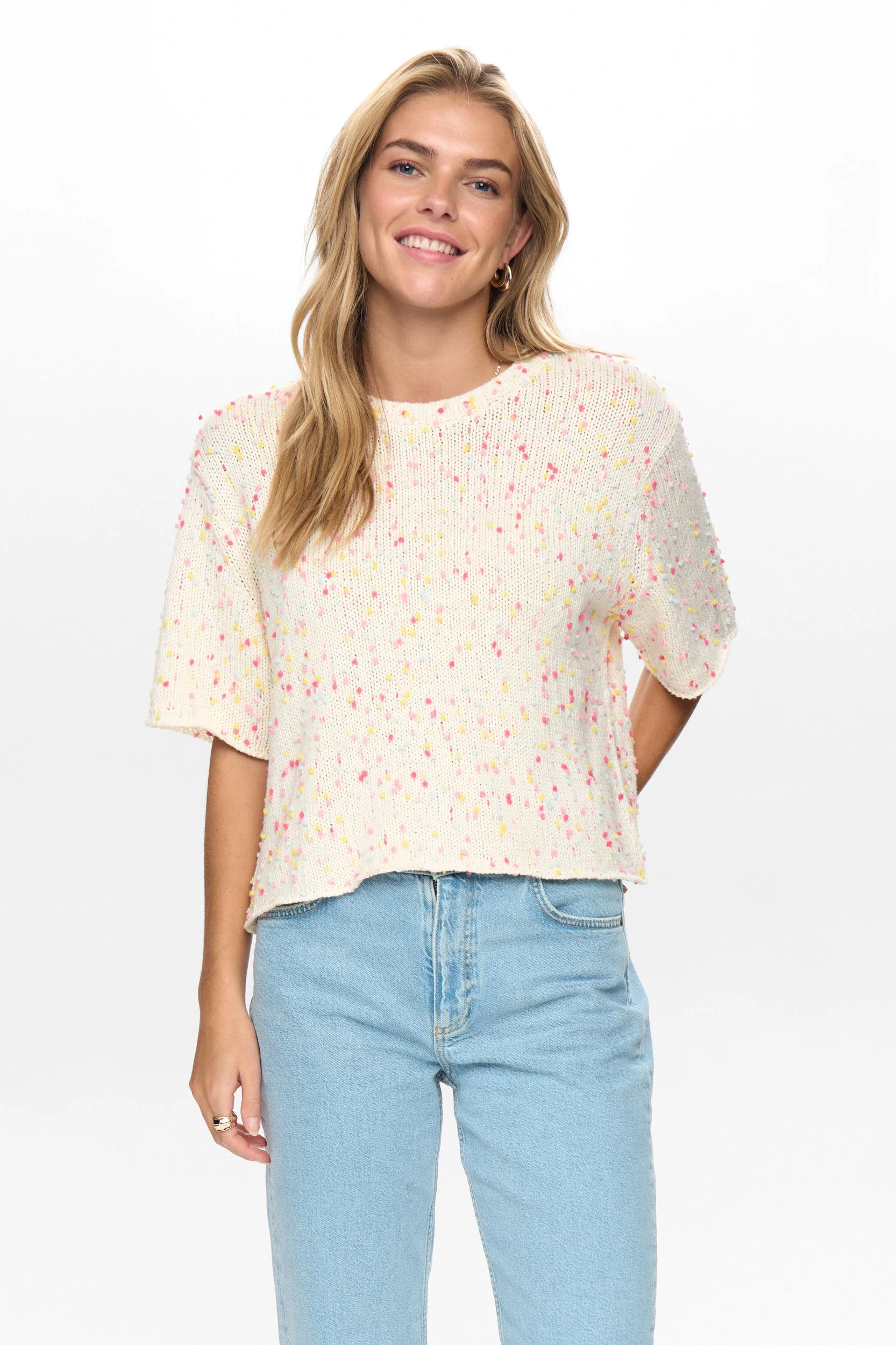 Strick-T-Shirt NUNEPSA aus Baumwollmix - Image 3
