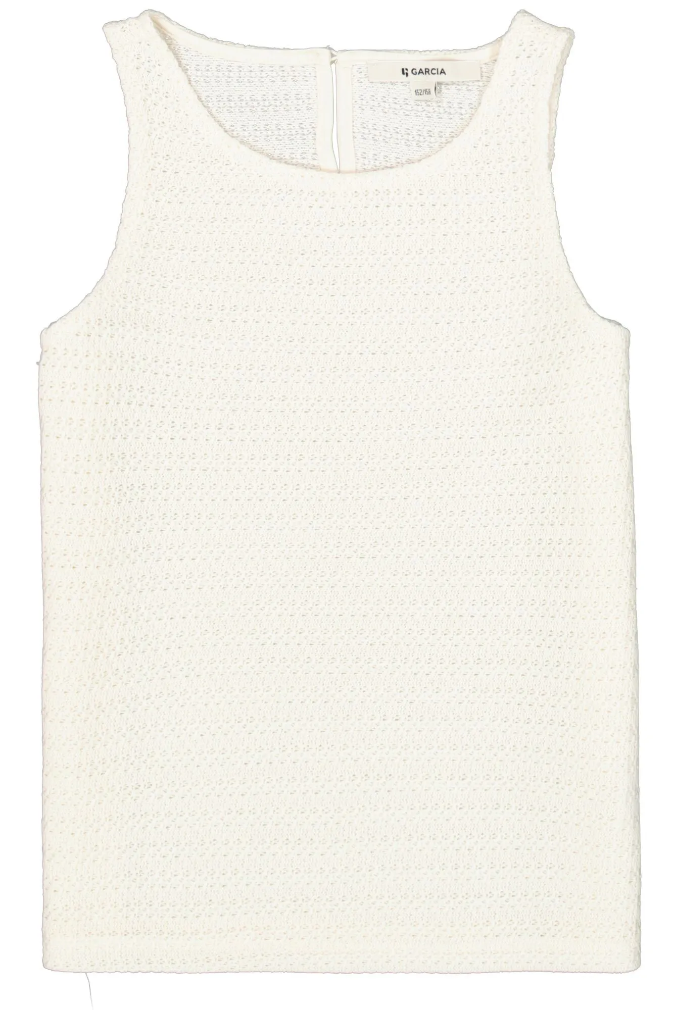 Strick-Tanktop mit Rundhalsausschnitt