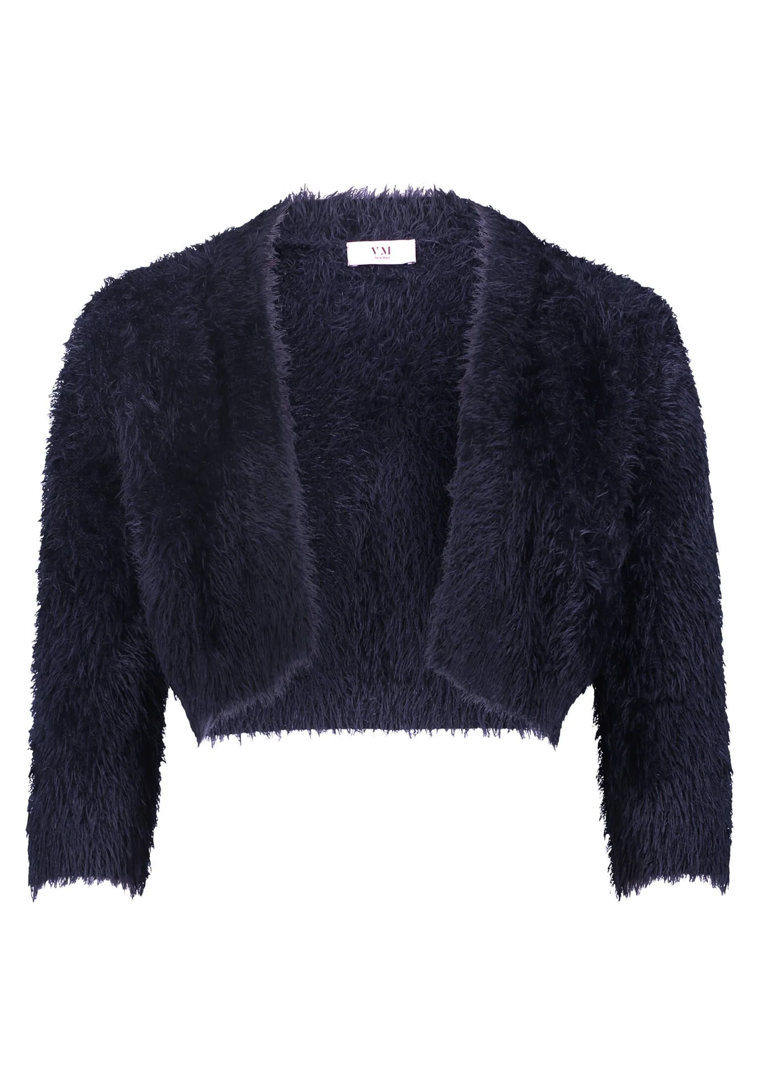 Strickbolero mit Dreiviertelarm
