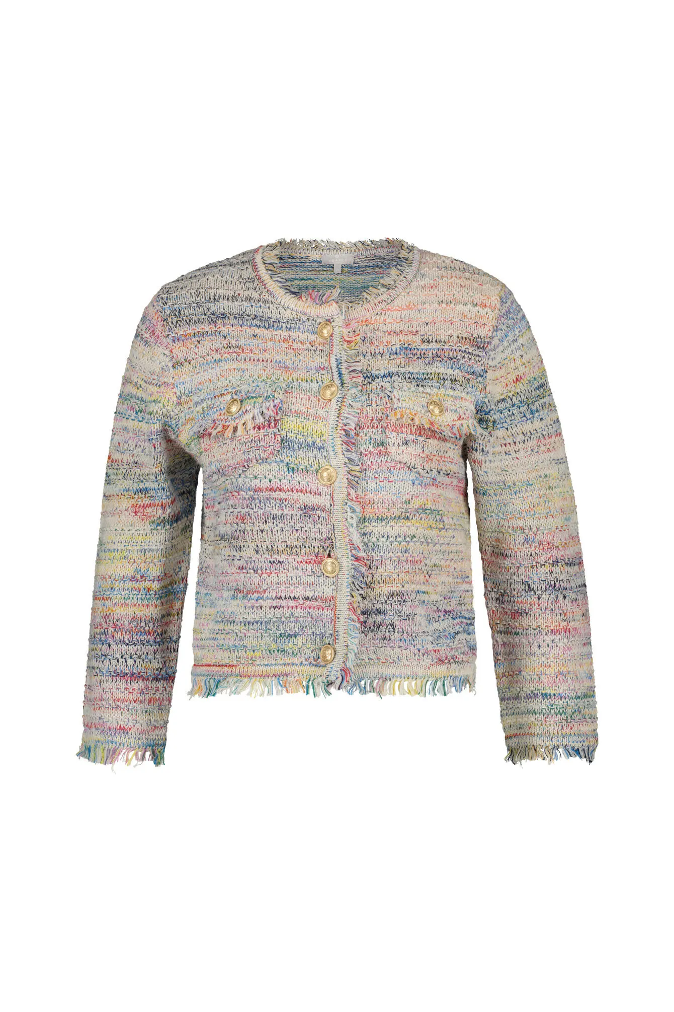 Strickcardigan aus Baumwollmix