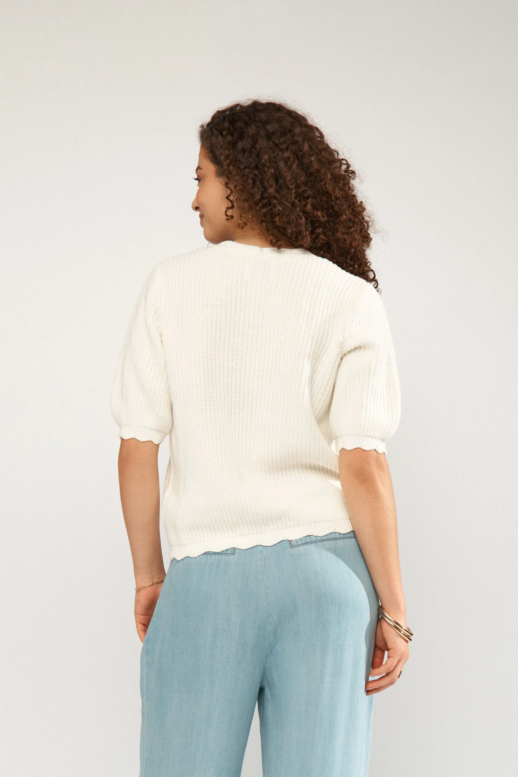 Strickcardigan aus Baumwollmix - Image 2