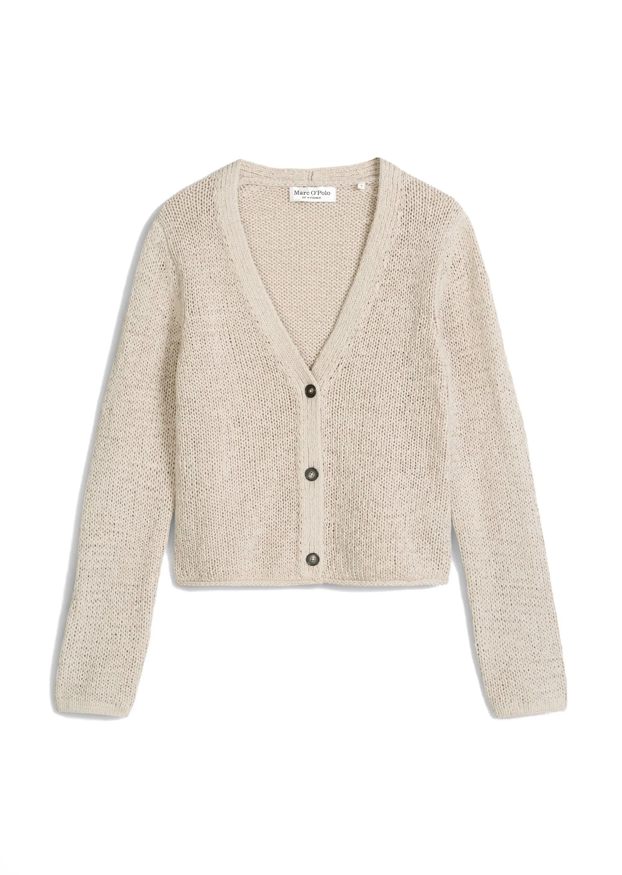 Strickcardigan aus Baumwollmix