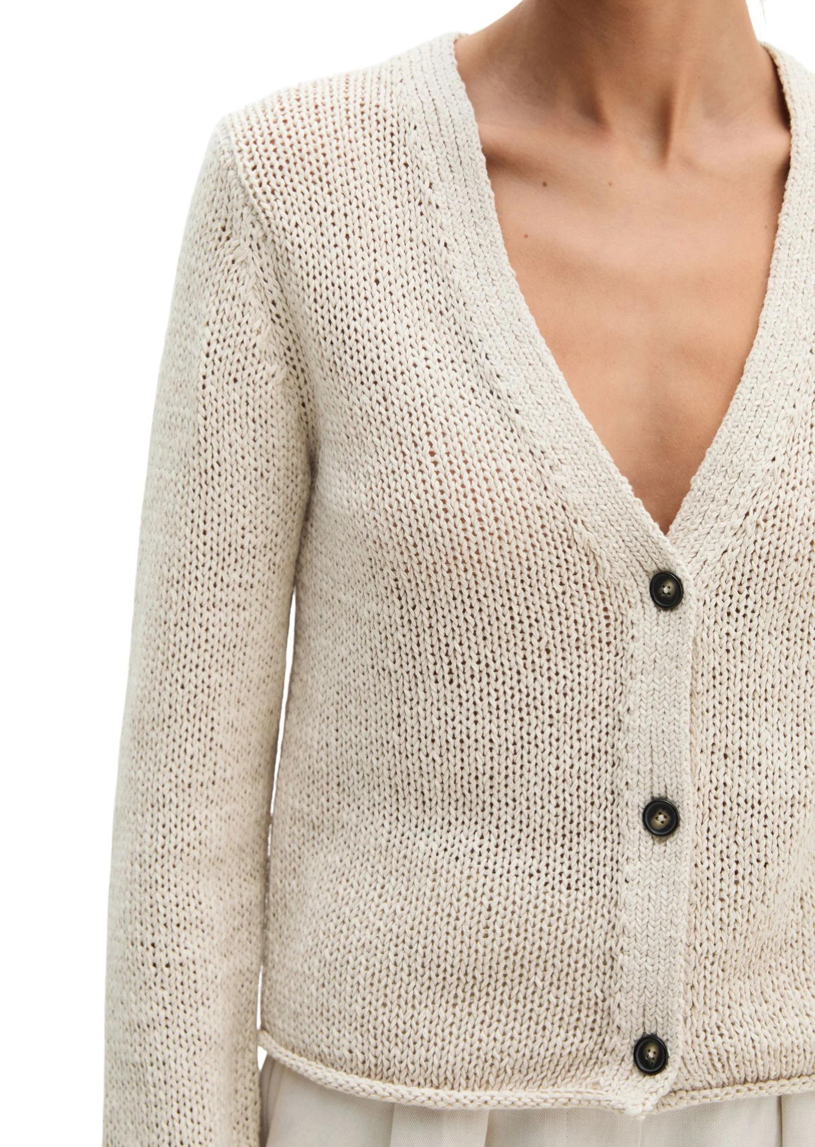 Strickcardigan aus Baumwollmix - Image 5