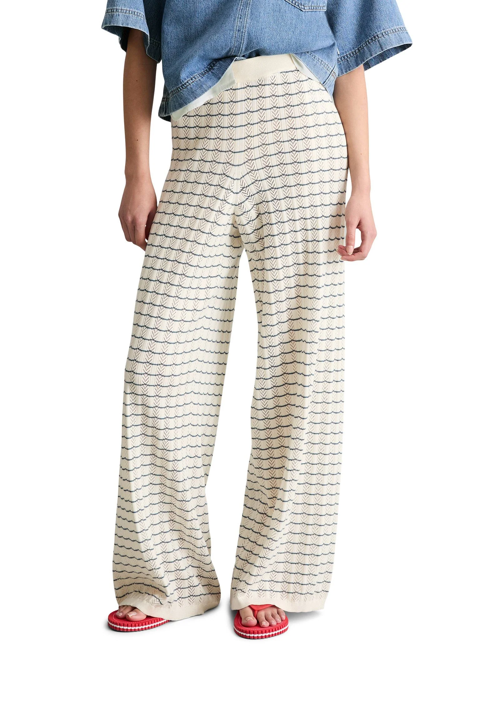 Strickhose Wide Leg - Image 3