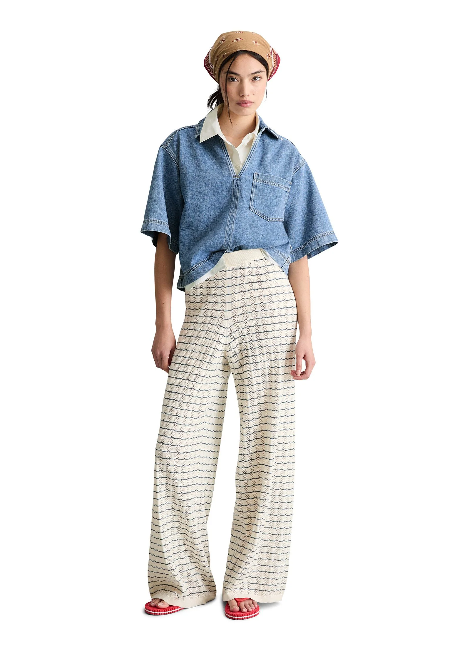 Strickhose Wide Leg - Image 4