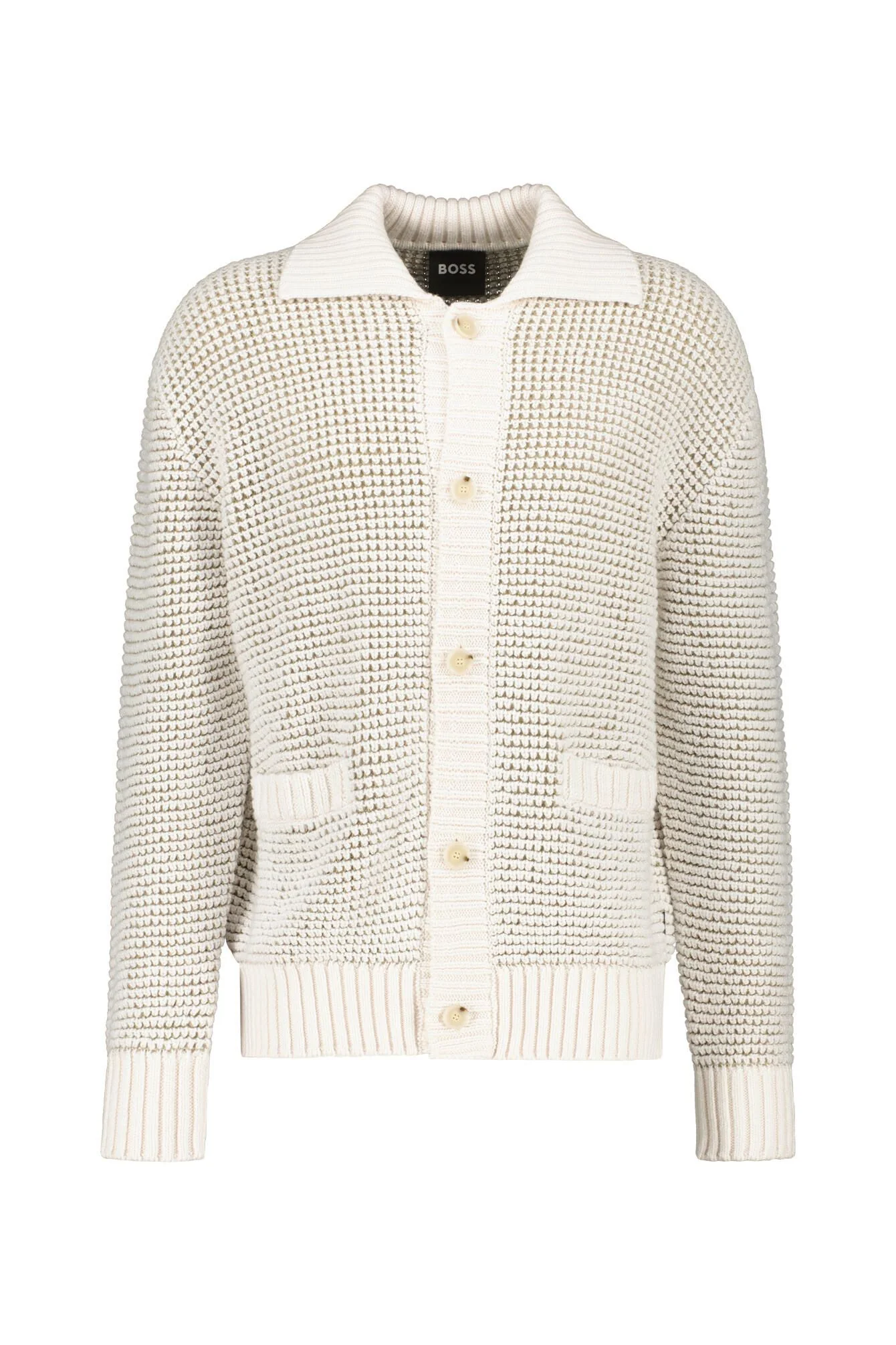 Strickjacke aus Schurwollmix