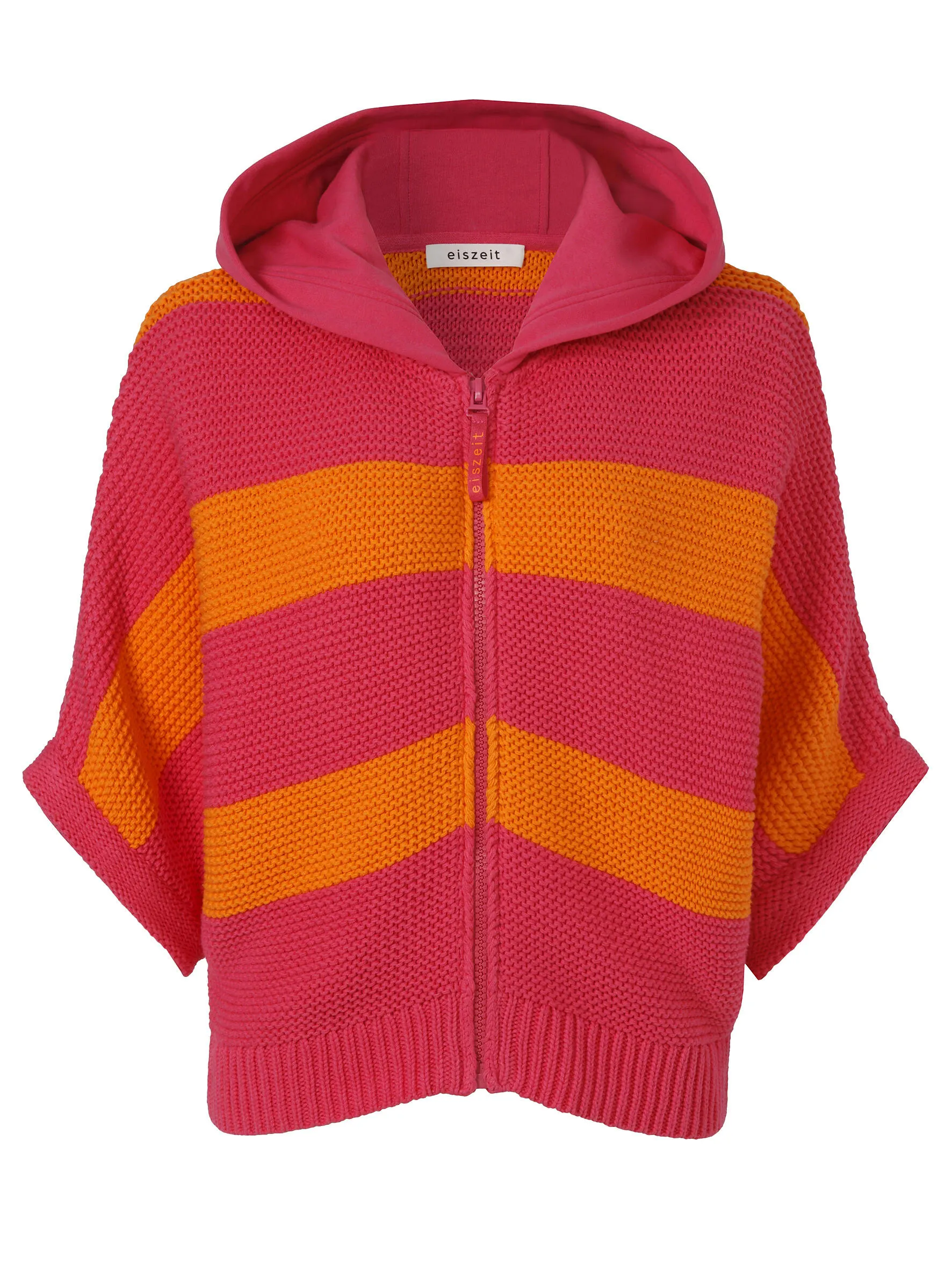 Strickjacke mit Kapuze