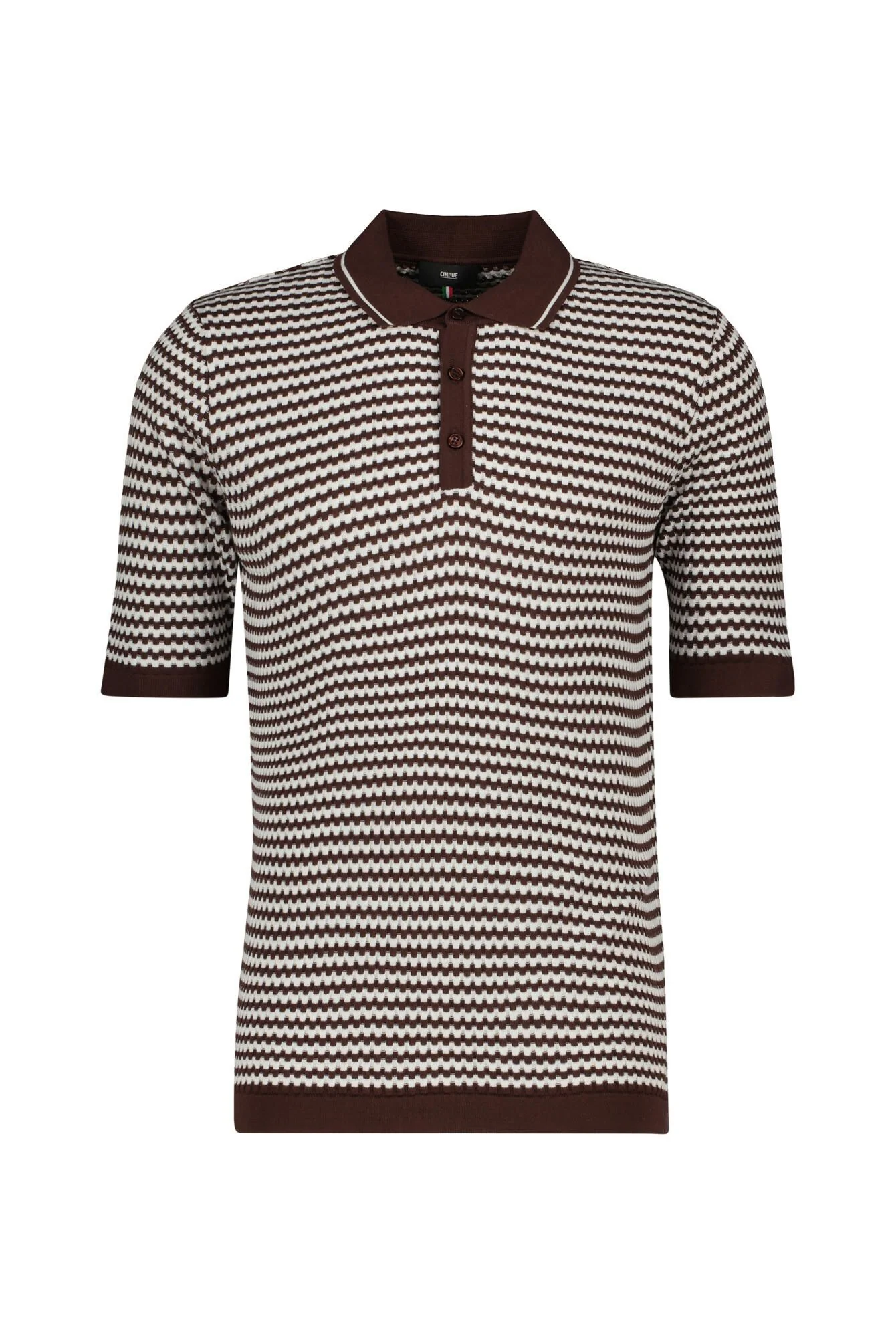 Strickpoloshirt CIFLAVIEN aus Baumwollmix