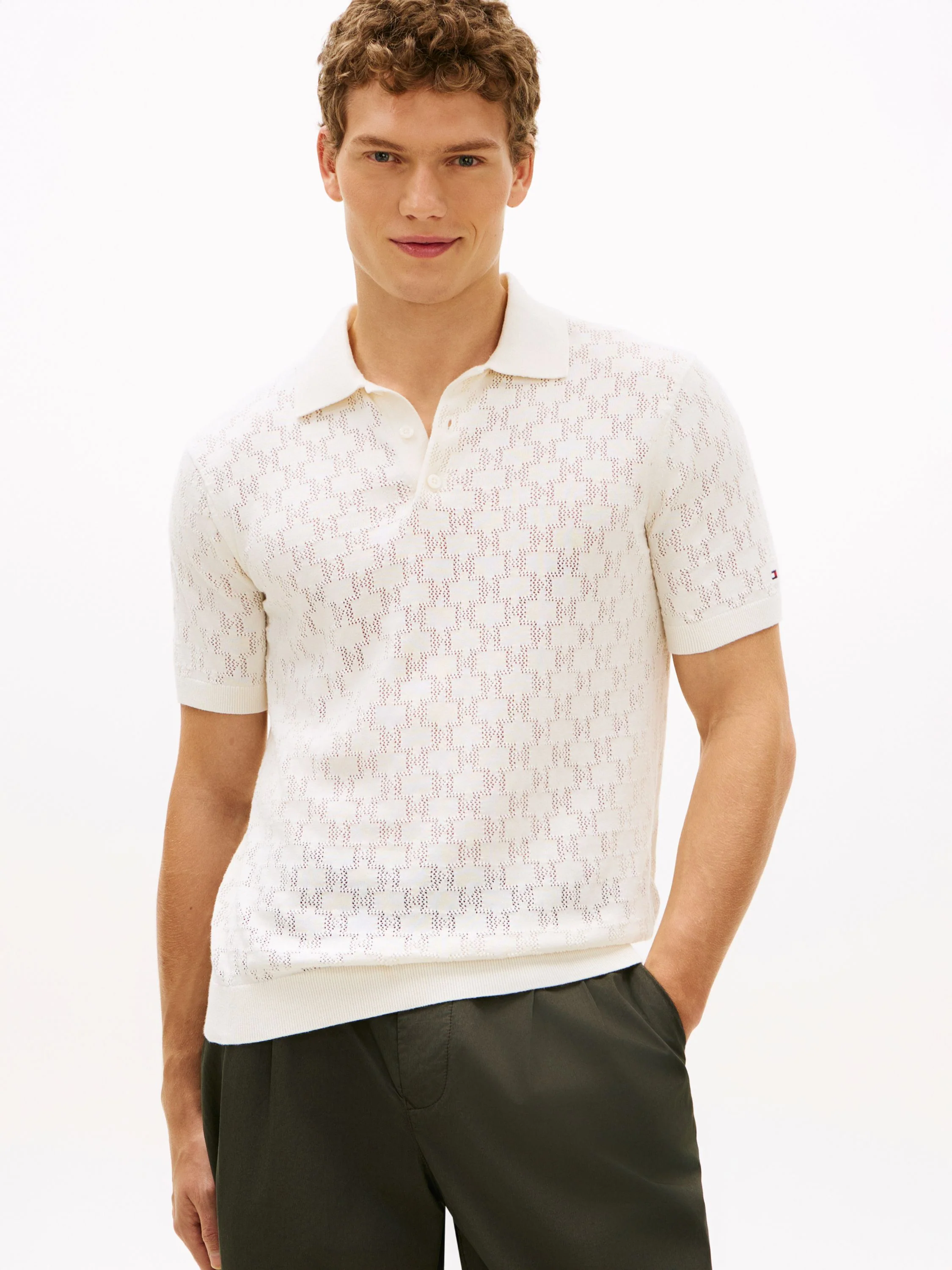 Strickpoloshirt Regular Fit - Image 3