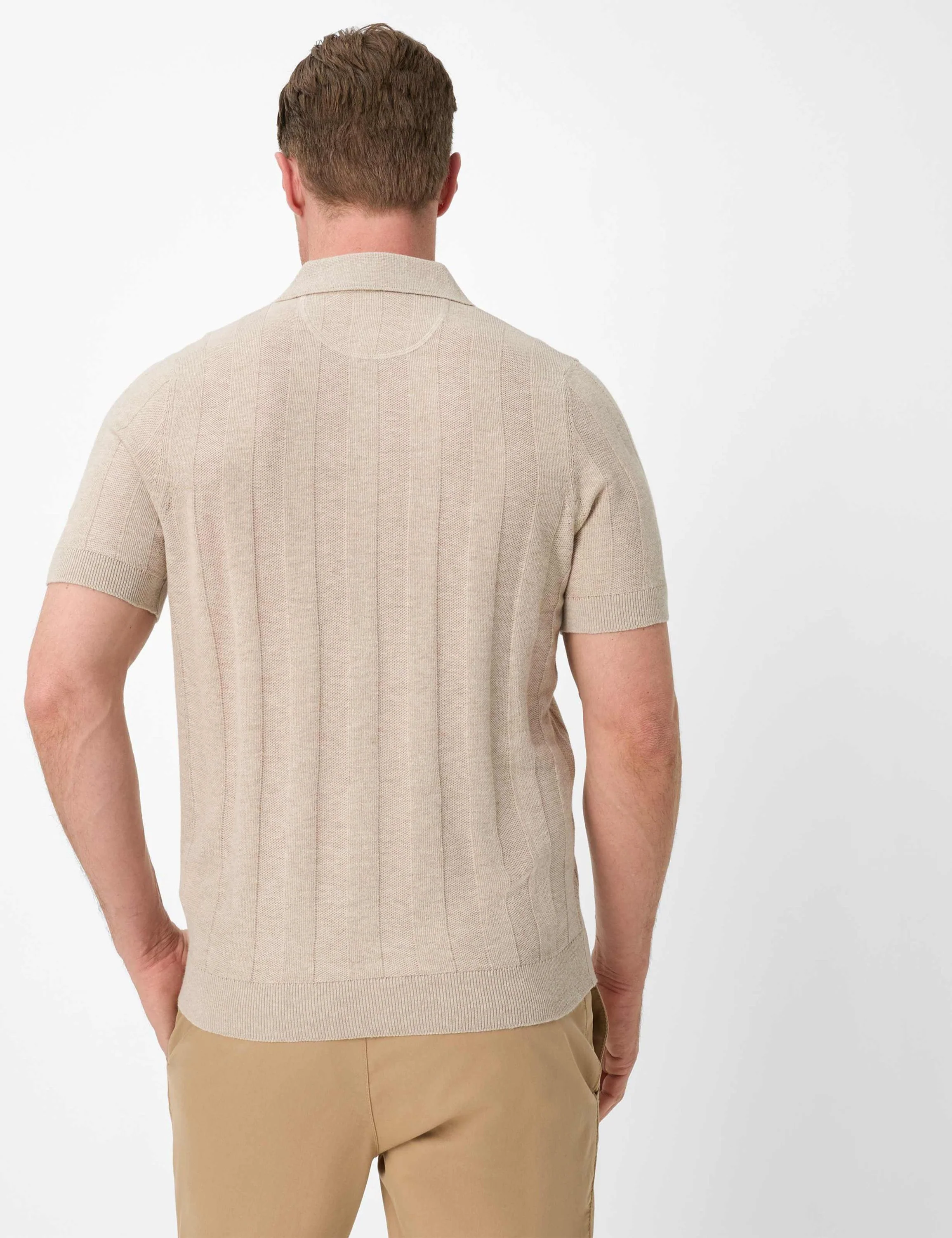 Strickpoloshirt Slim Fit STYLE PASCAL - Image 6