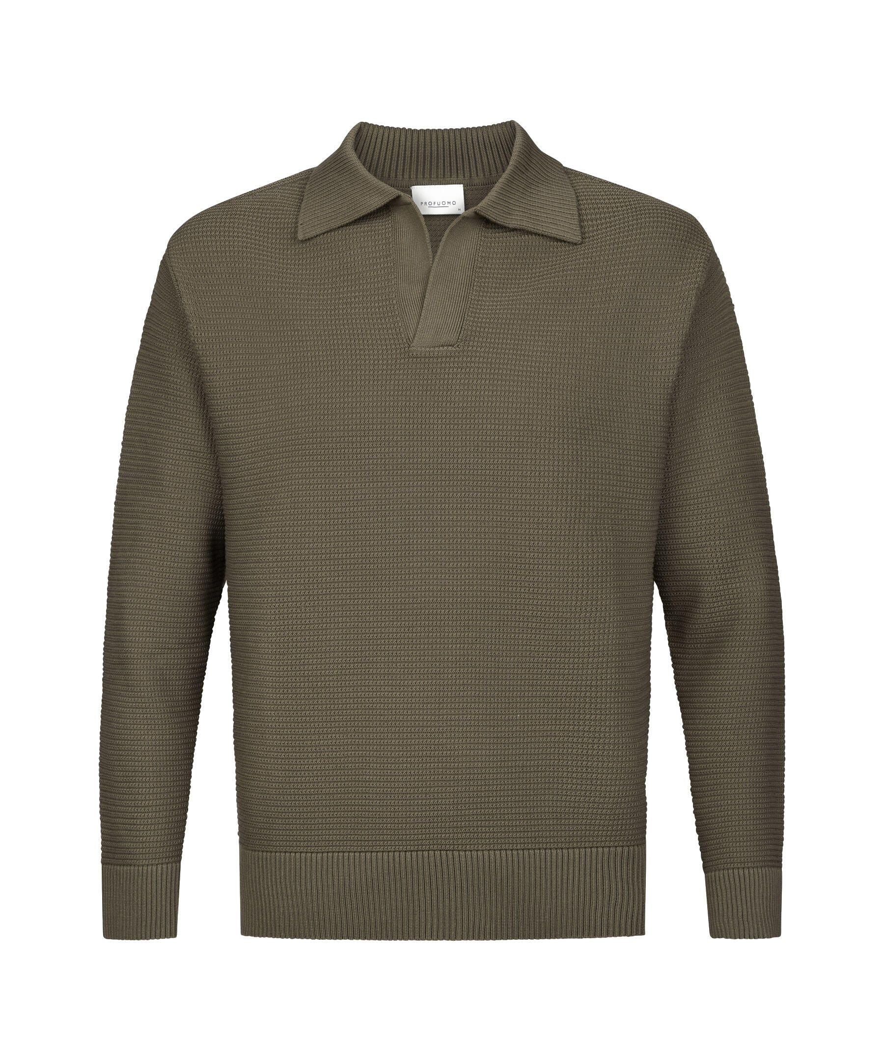 Strickpullover aus Baumwollmix