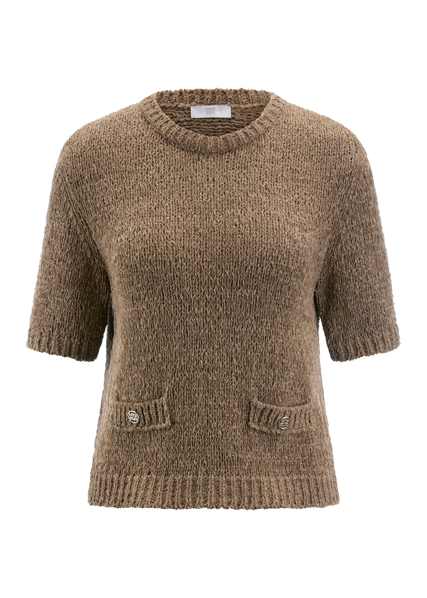 Strickpullover aus Baumwollmix