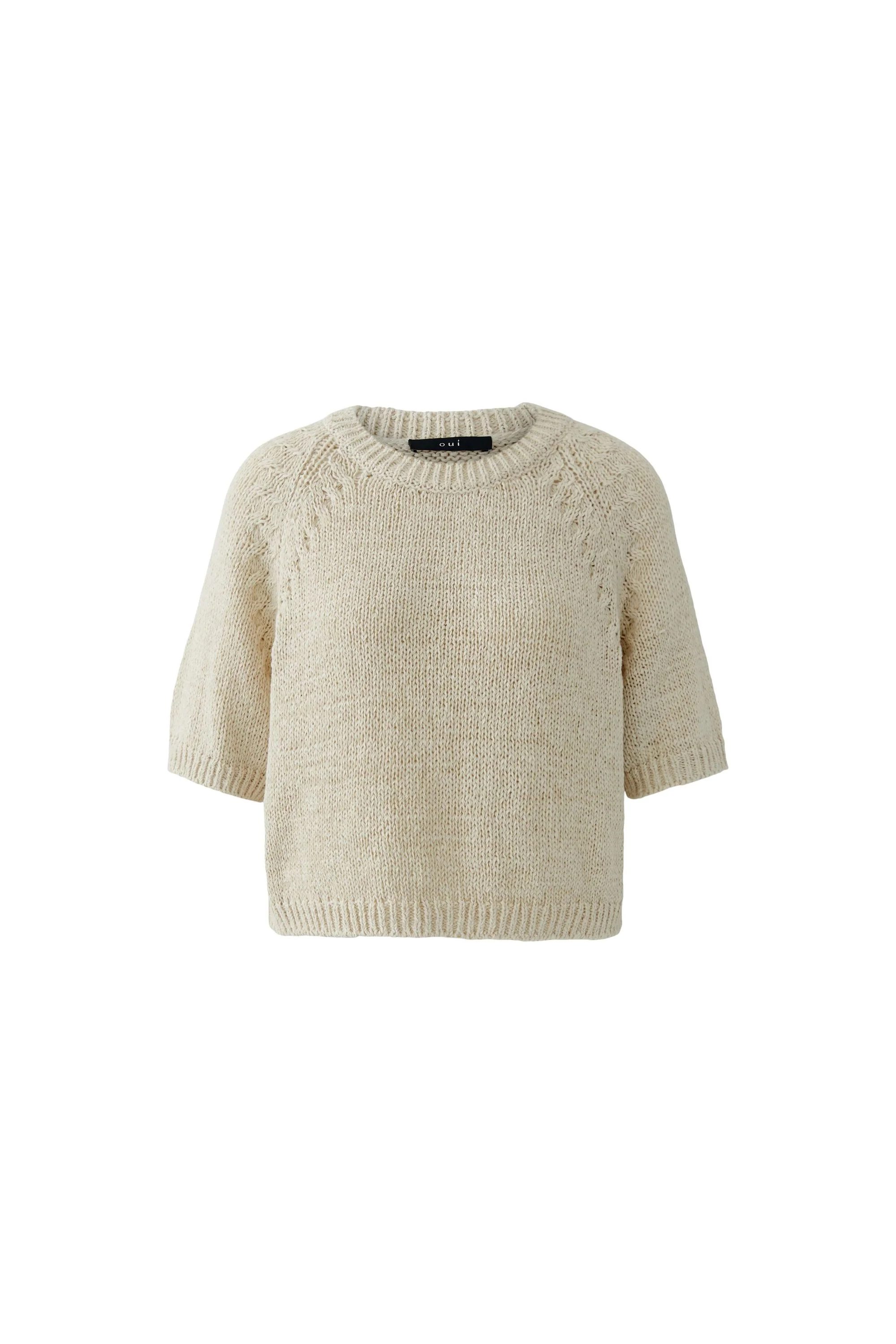 Strickpullover aus Baumwollmix