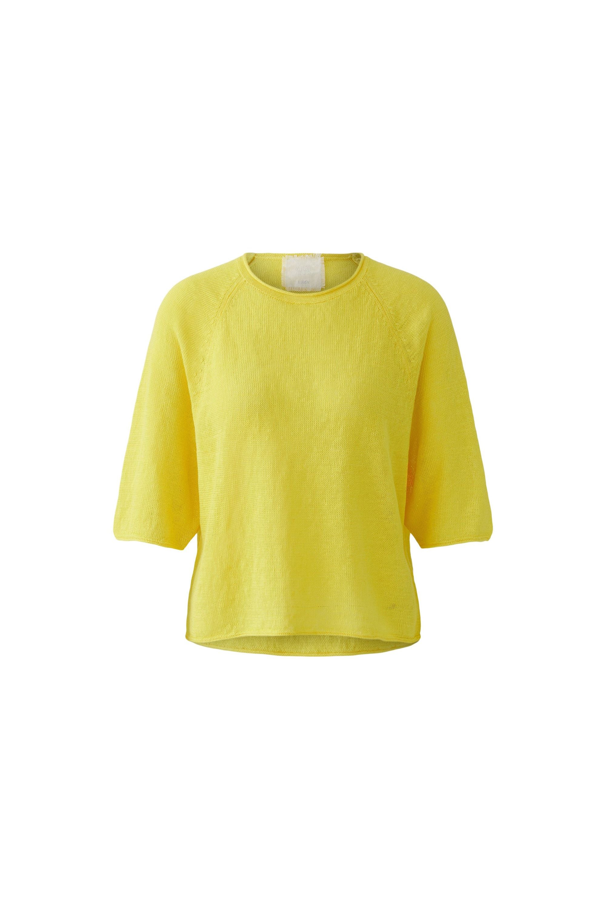 Strickpullover aus Leinen