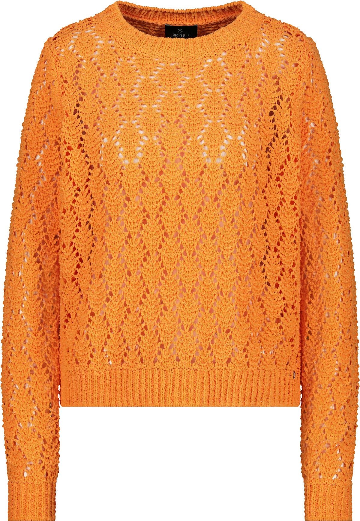 Strickpullover mit Rundhalsausschnitt