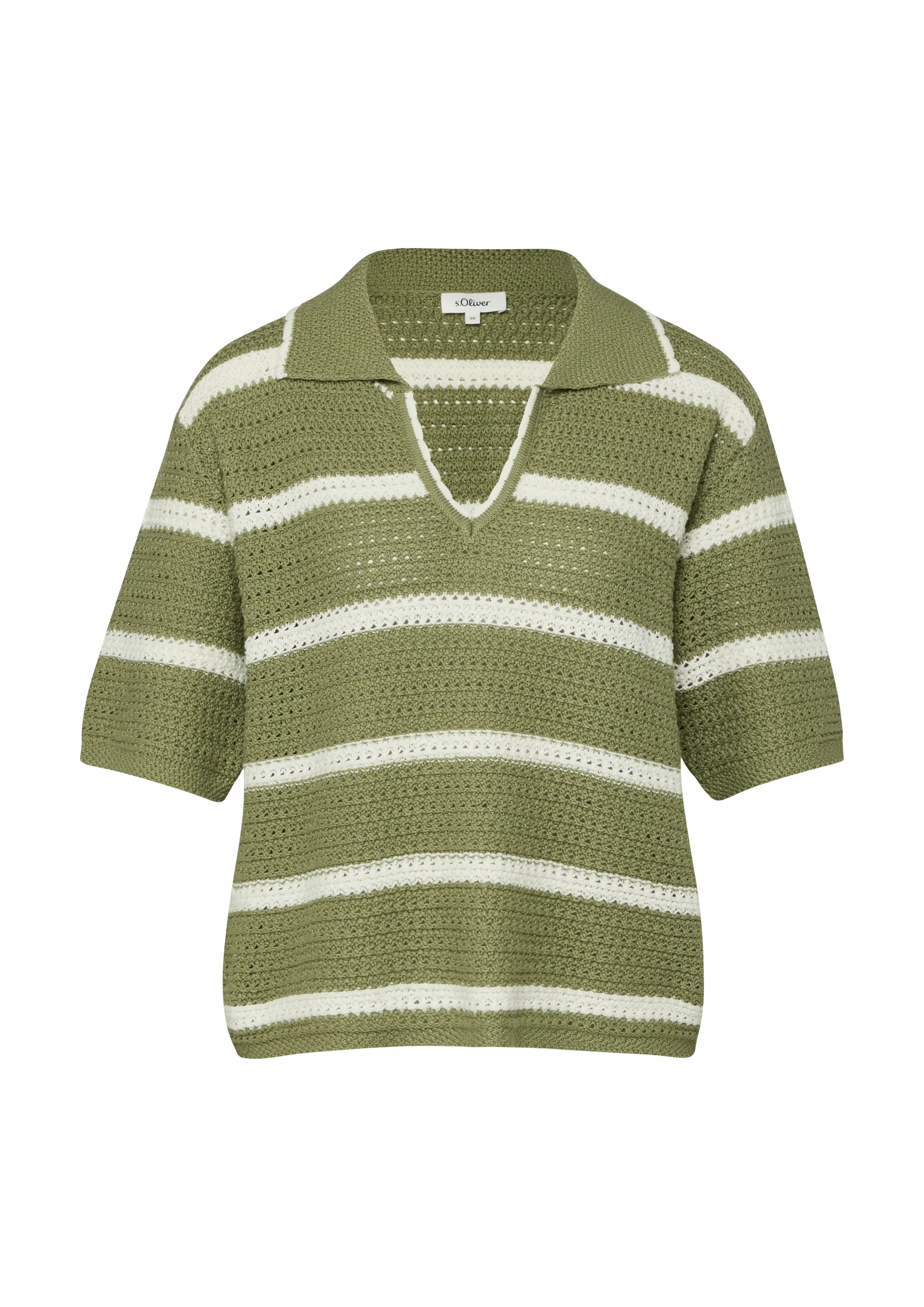 Strickpullover mit V-Ausschnit