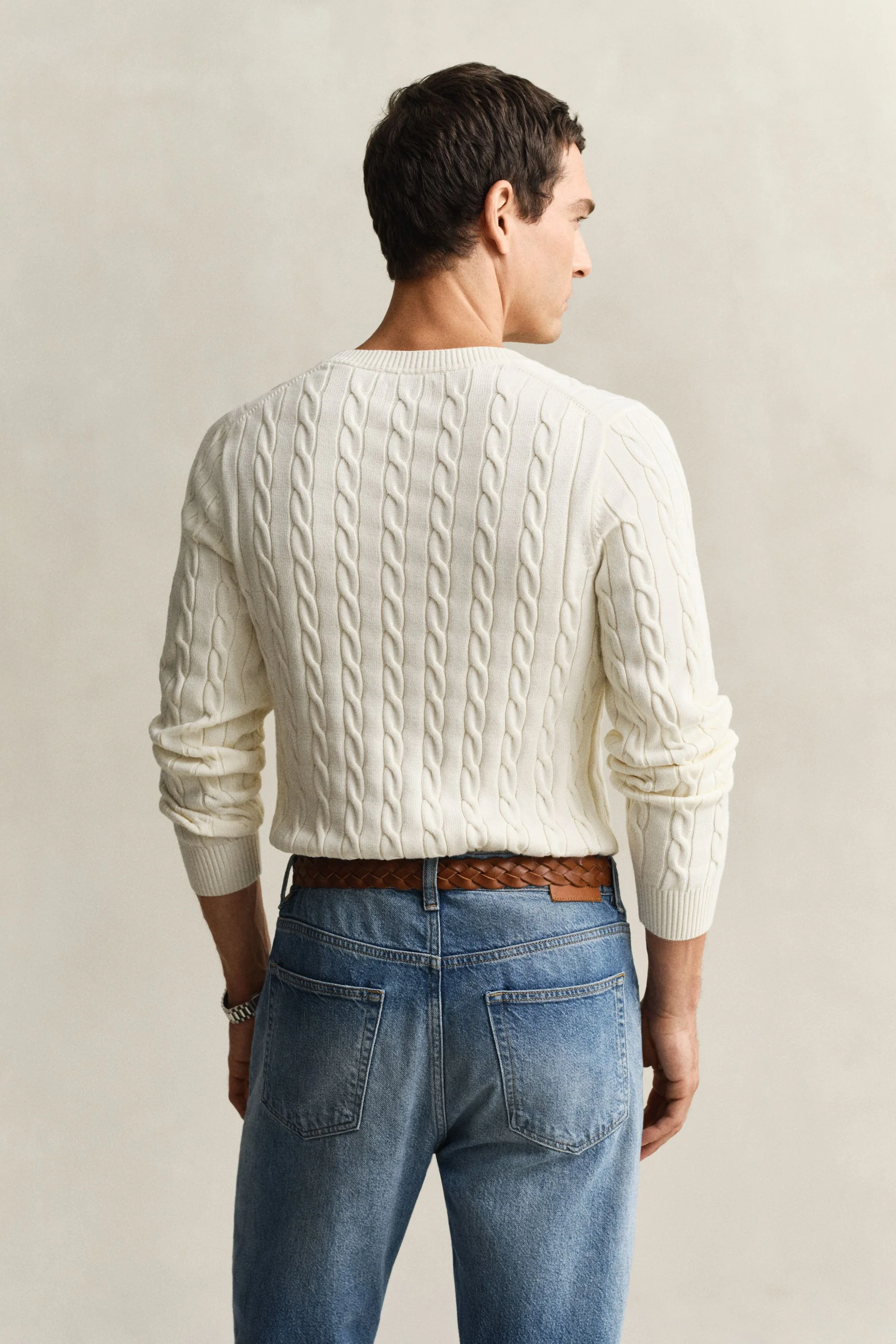 Strickpullover mit Zopfmuster - Image 3