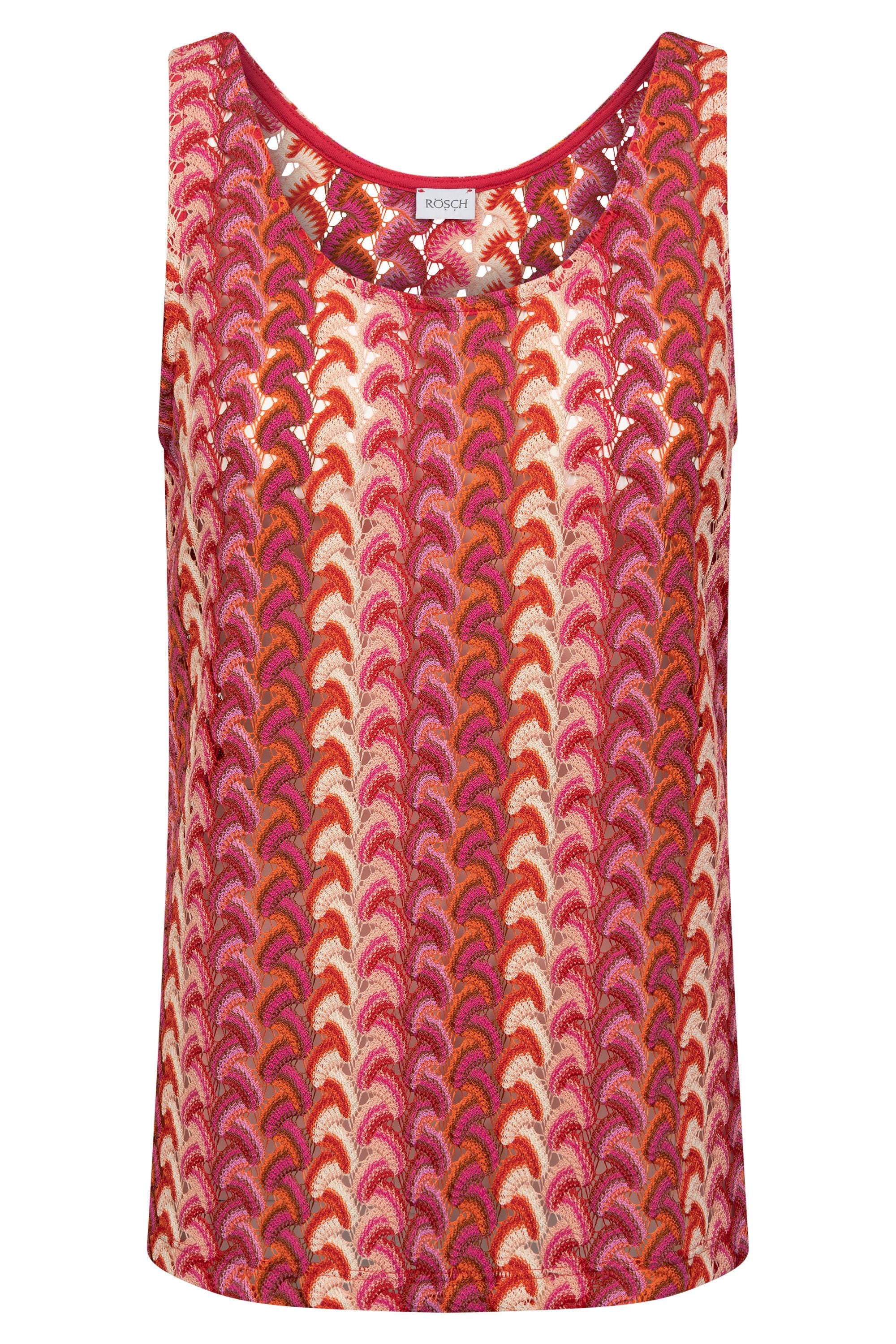 Stricktop gemustert