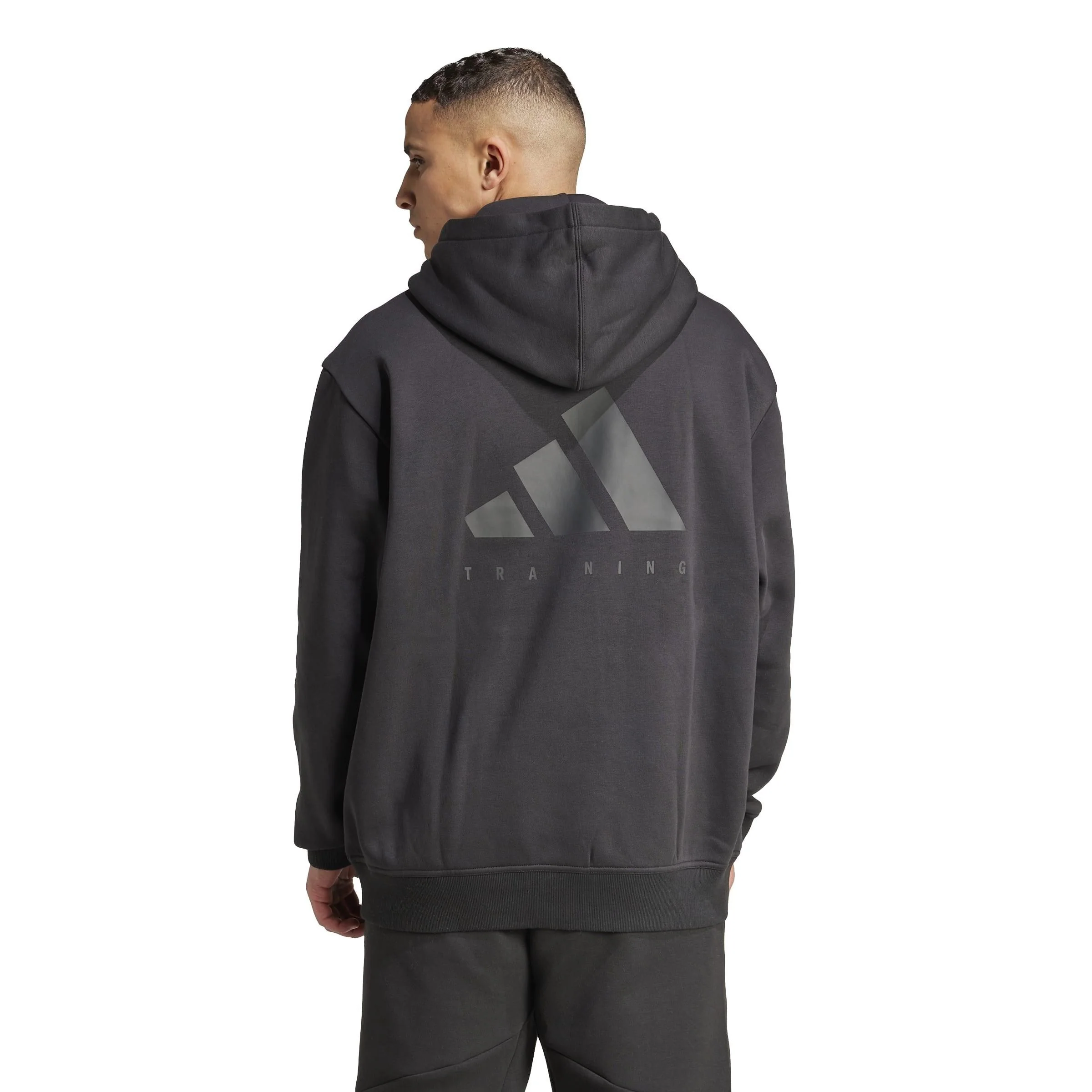 Sweathoodie oversized aus Baumwollmix - Image 3