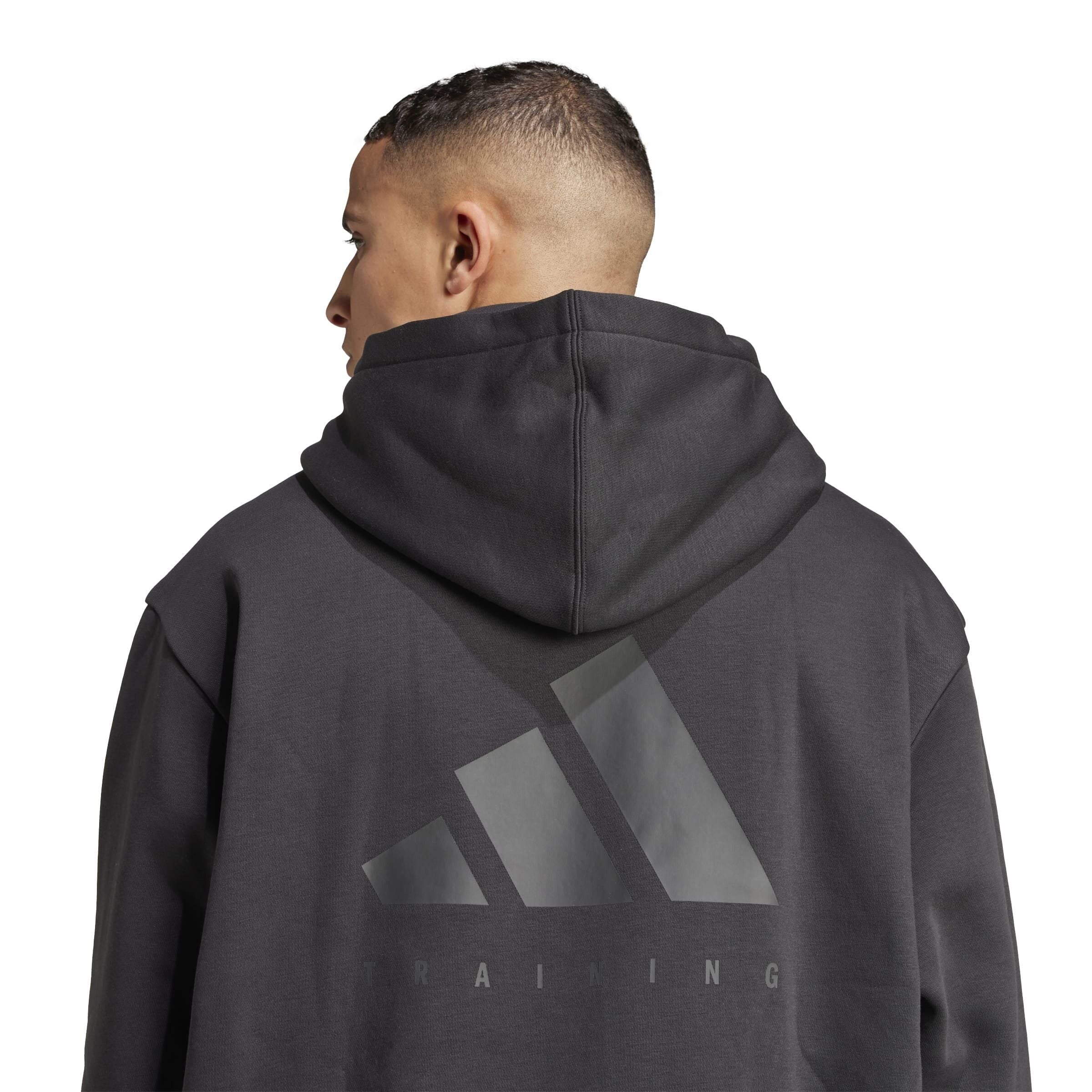 Sweathoodie oversized aus Baumwollmix - Image 4