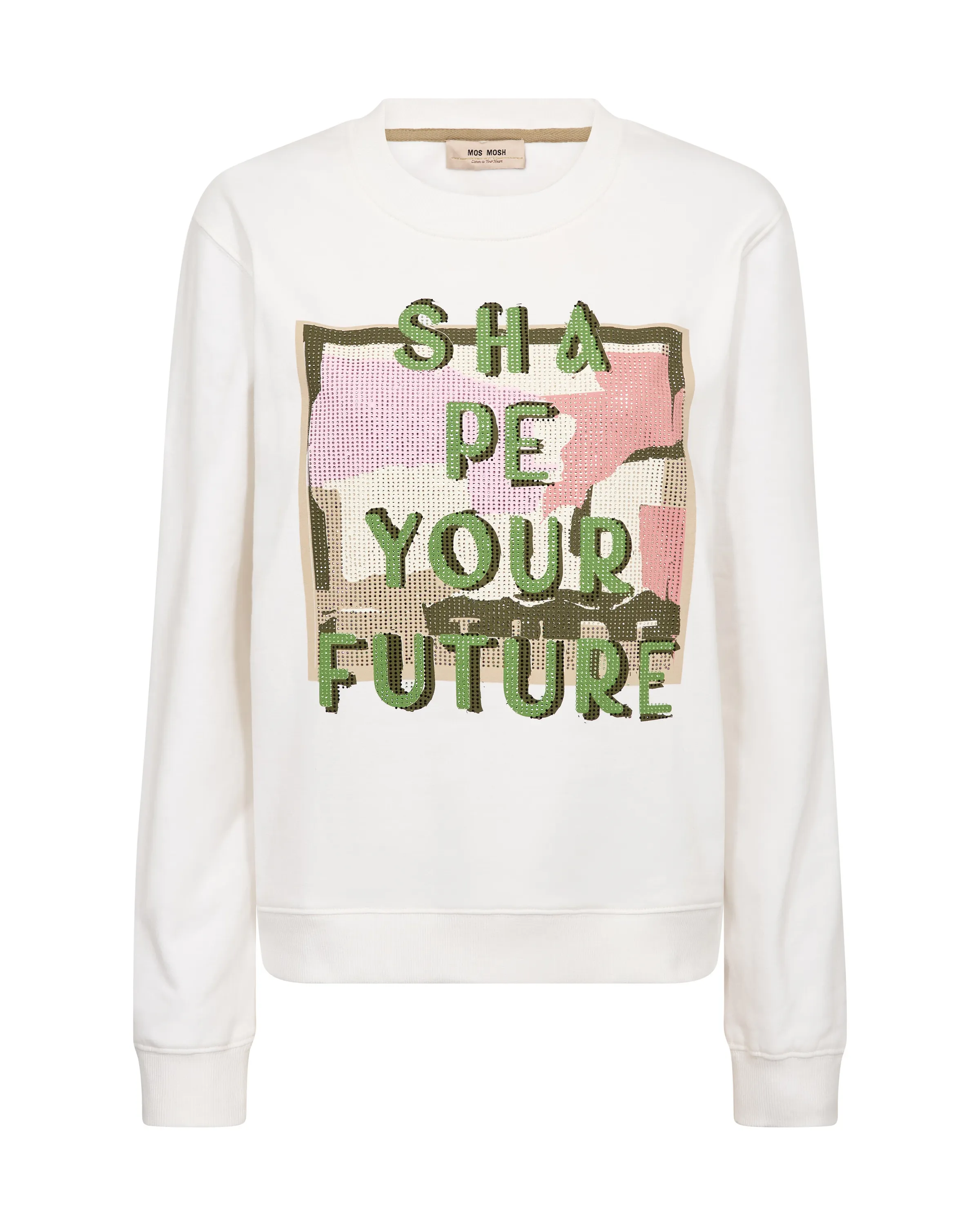 Sweatshirt ATIKA mit Strass-Print