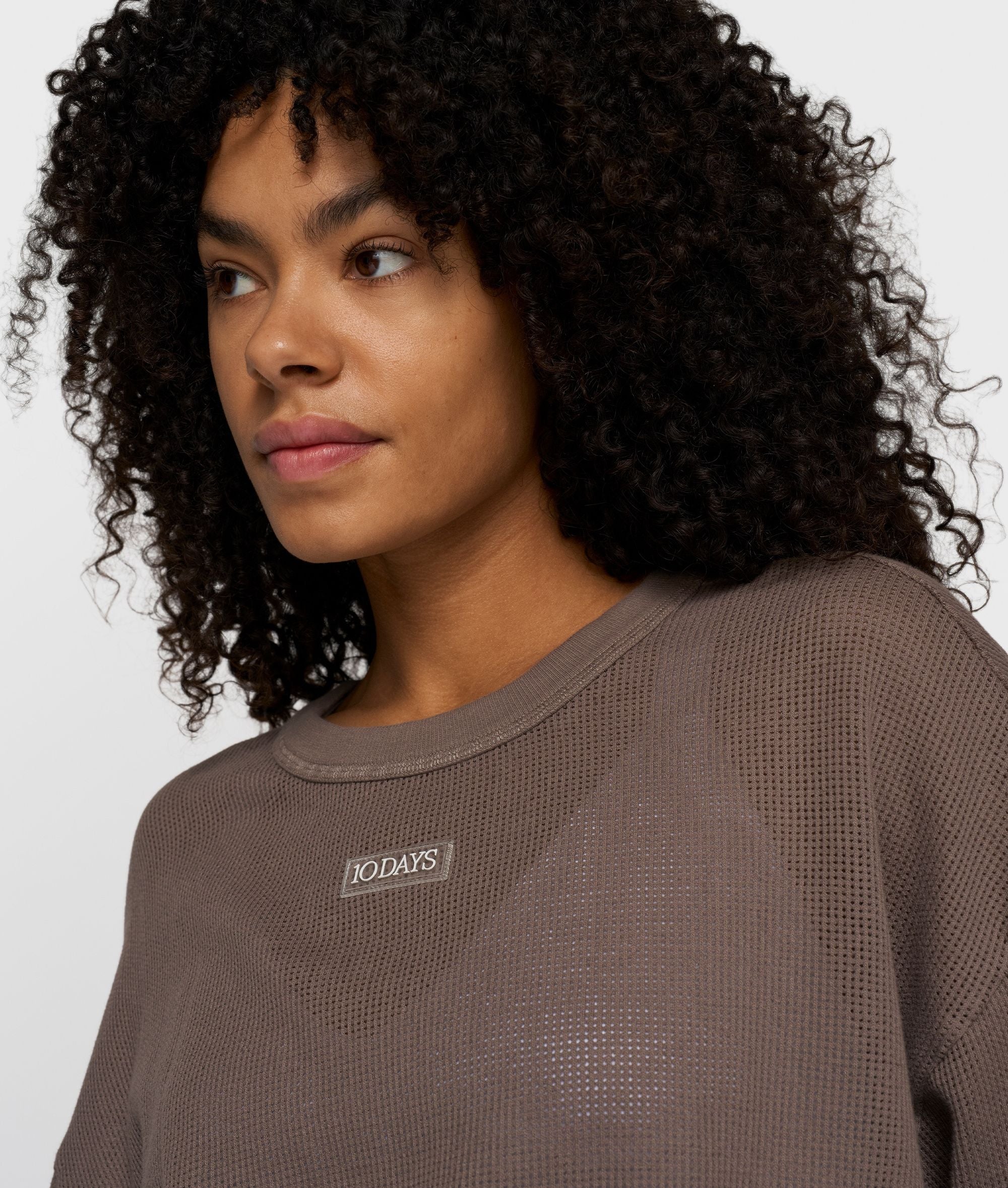 Sweatshirt aus Baumwoll-Mesh - Image 4