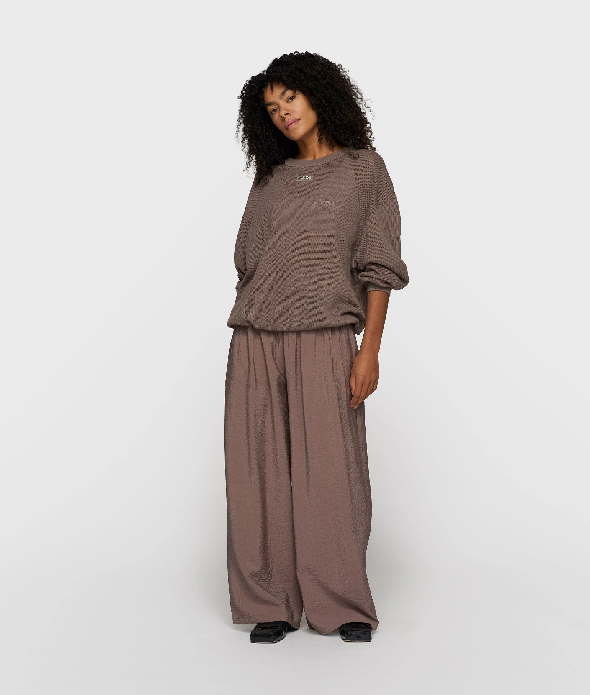 Sweatshirt aus Baumwoll-Mesh - Image 5